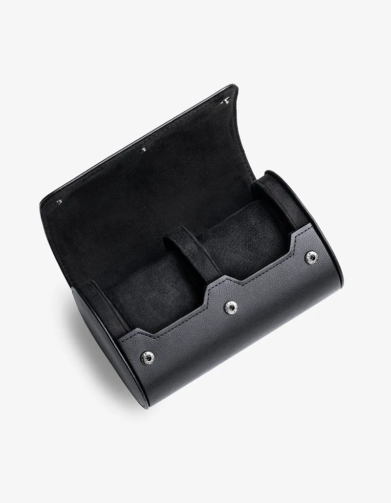 2 Slot Watch Roll - Black - Image 4