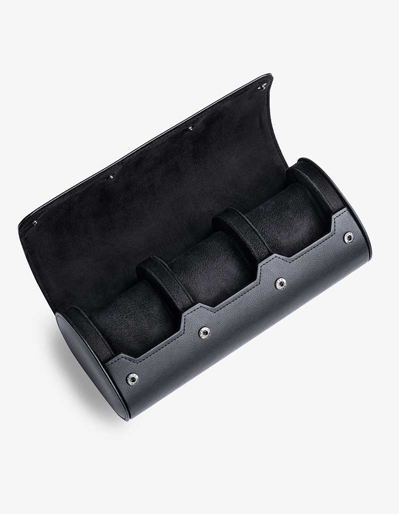 3 Slot Watch Roll - Black - Image 4