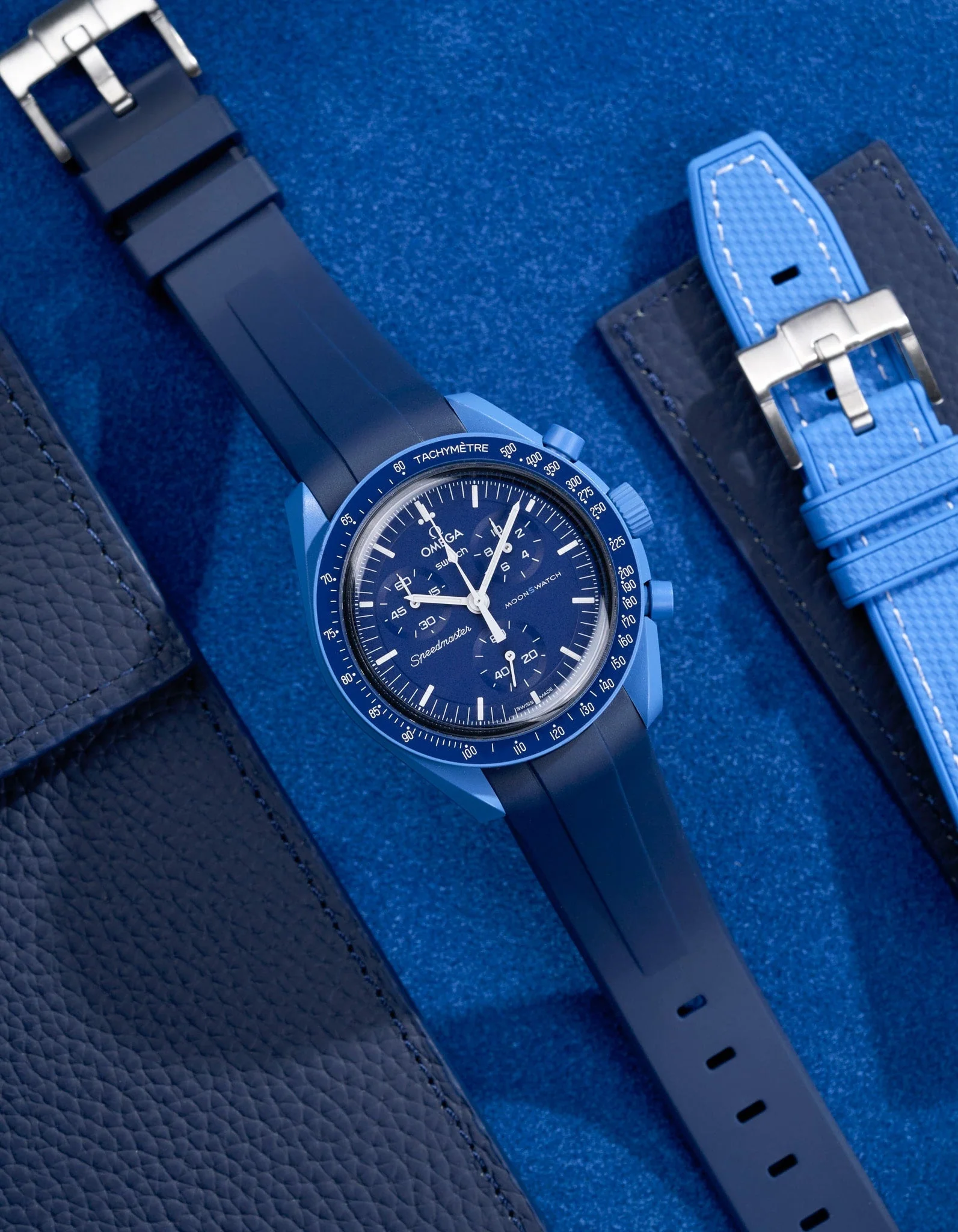 Curved Rubber Strap - Blue - Image 4