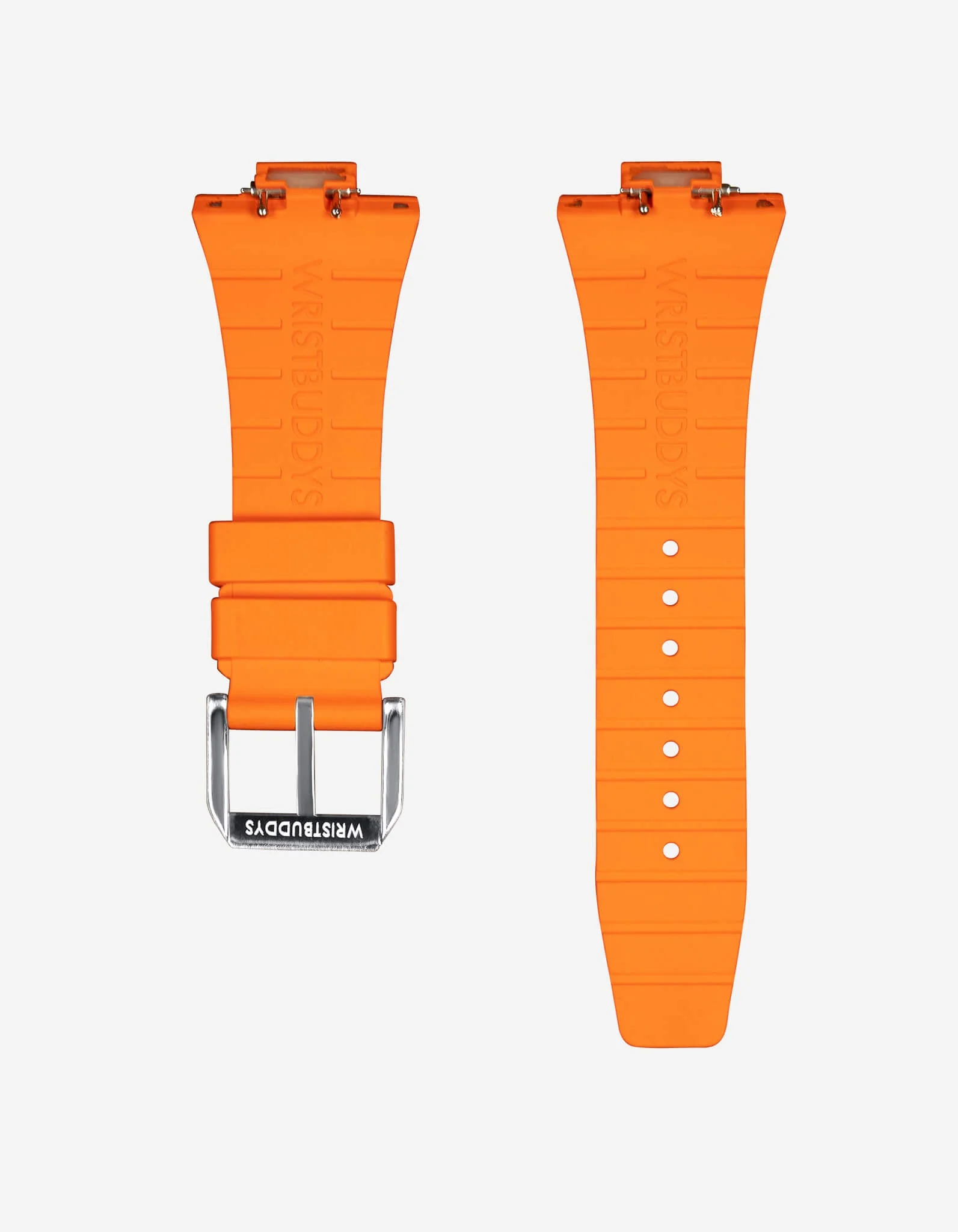 FKM Rubber Strap For Tissot PRX - Orange - Image 8
