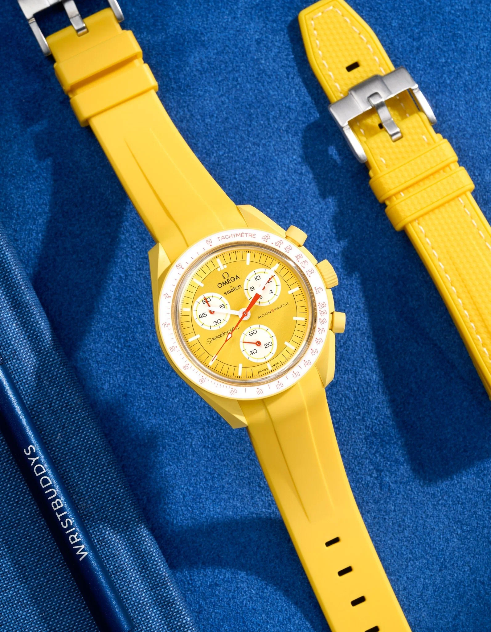 Curved Rubber Strap - Yellow - Image 3