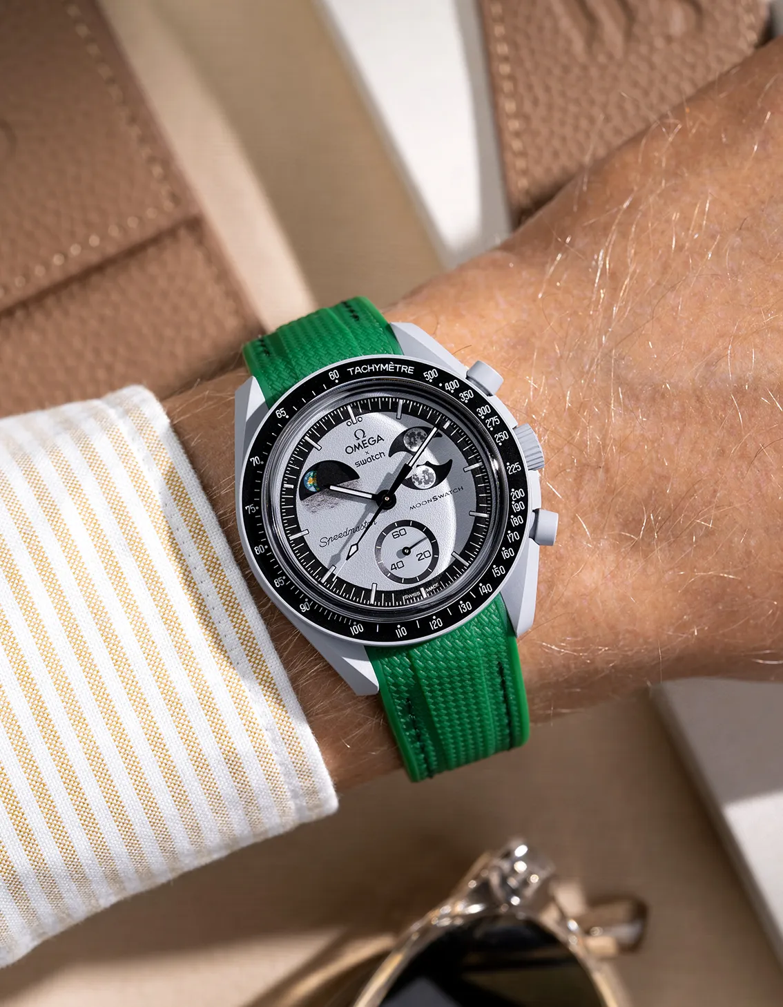 Curved Vertech Rubber Strap - Green - Image 4