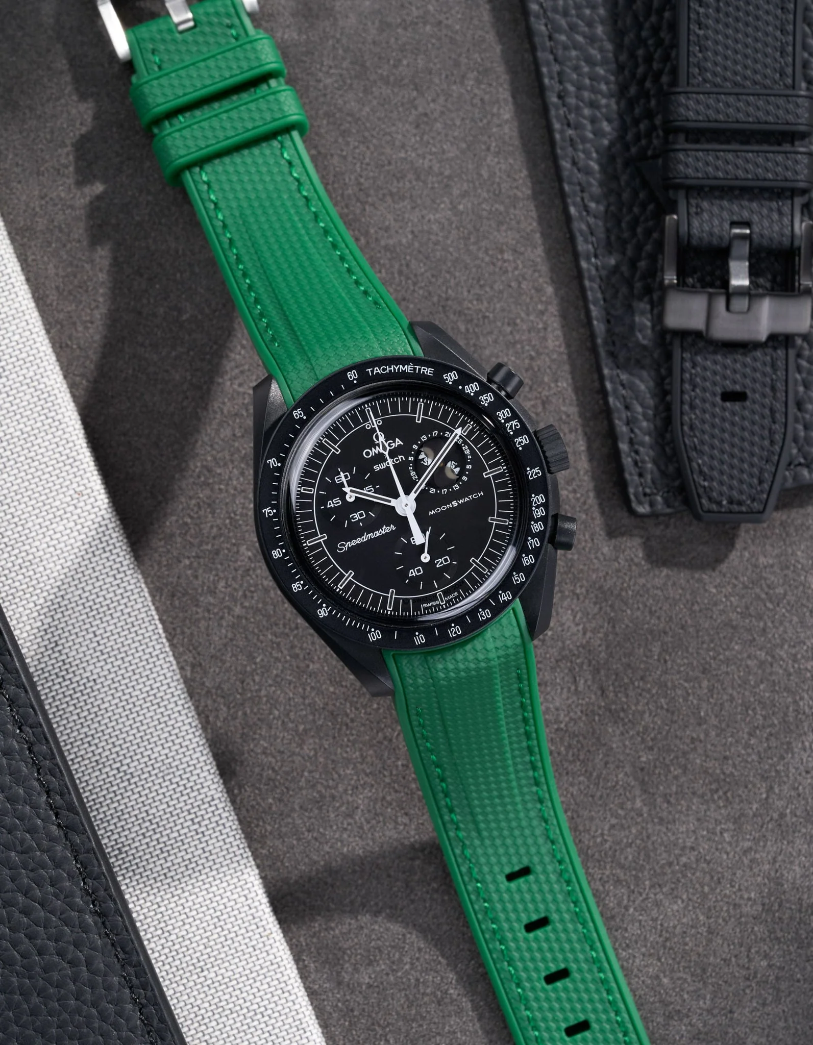 Curved Vertech Rubber Strap - Green - Image 7