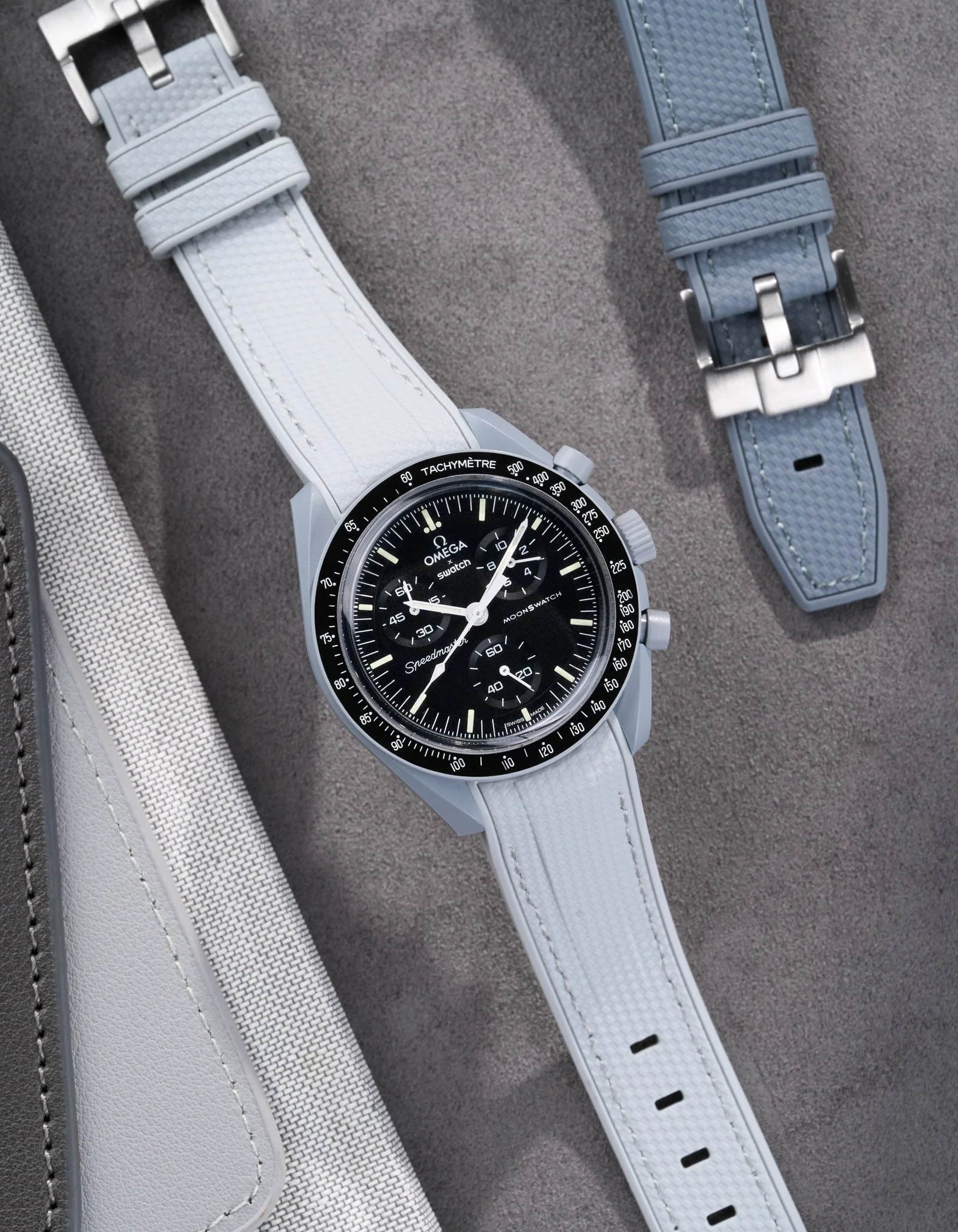 Curved Vertech Rubber Strap - Grey - Image 6