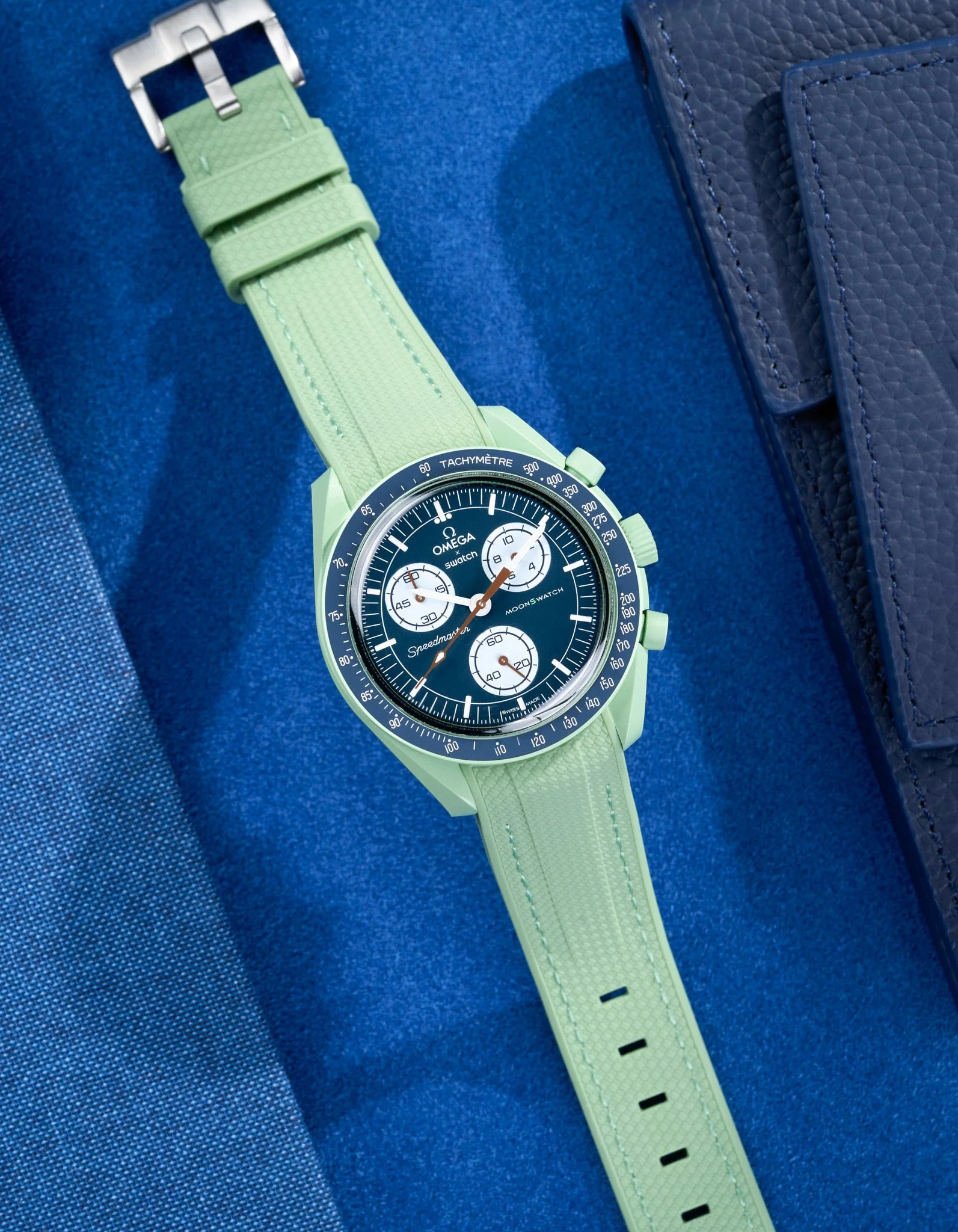 Curved Vertech Rubber Strap - Mint - Image 3