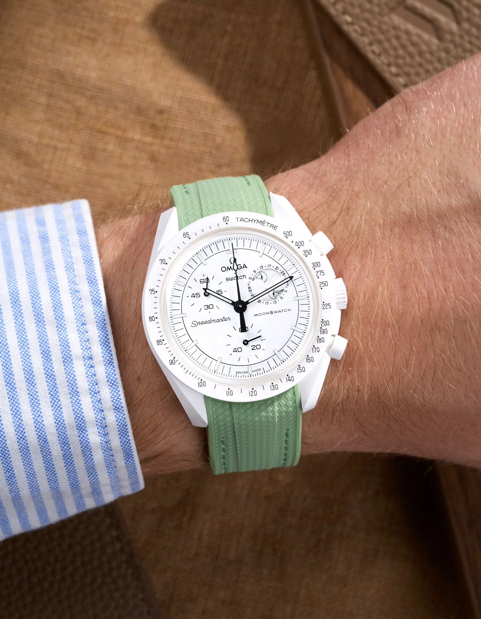 Curved Vertech Rubber Strap - Mint - Image 7