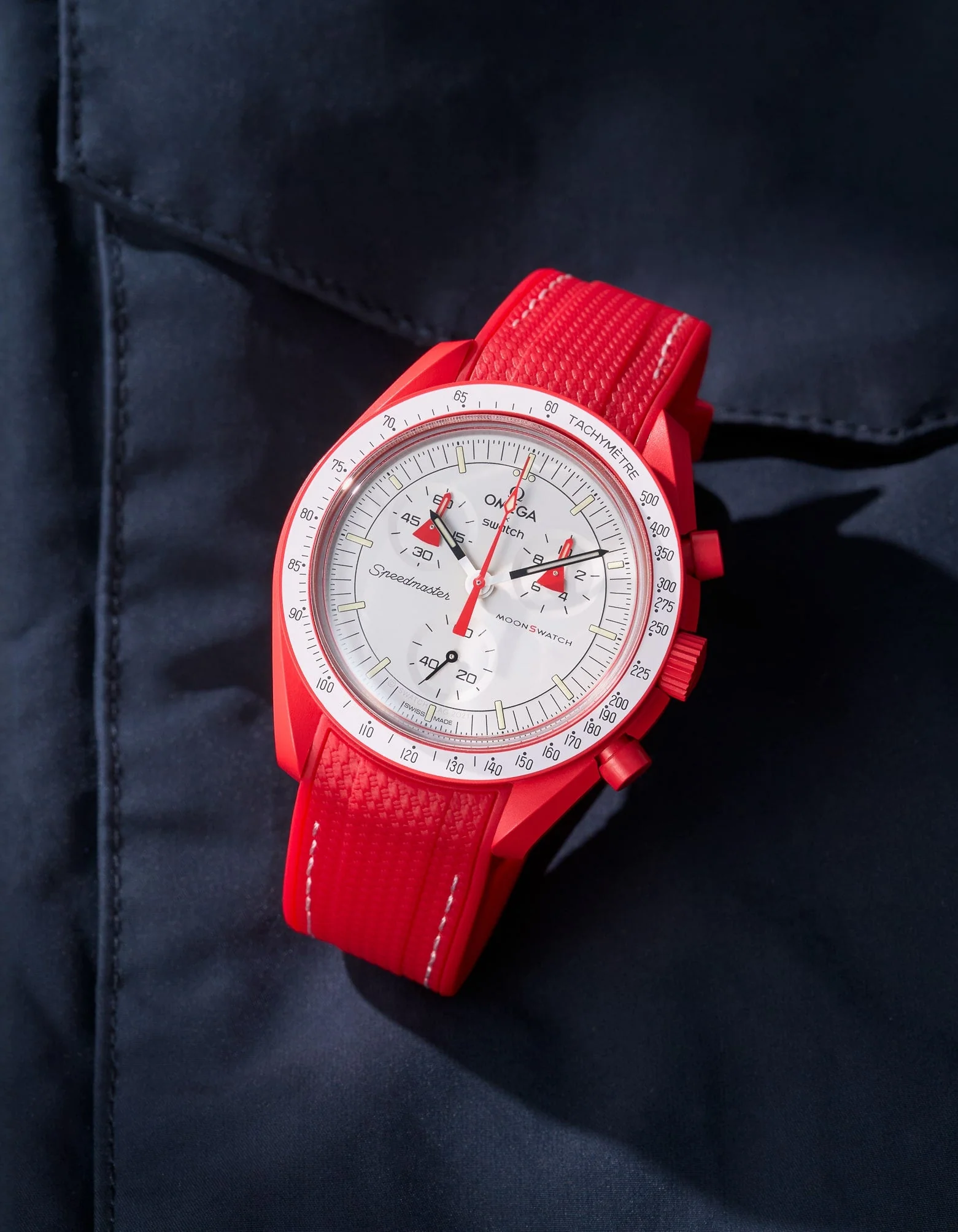 Curved Vertech Rubber Strap - Red - Image 5