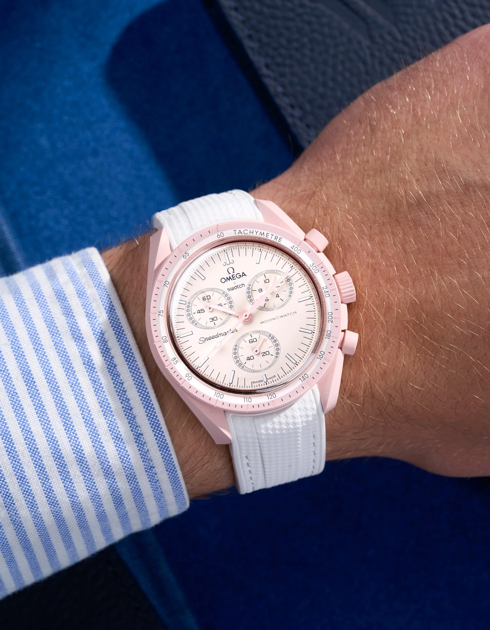 Curved Vertech Rubber Strap - White - Image 13