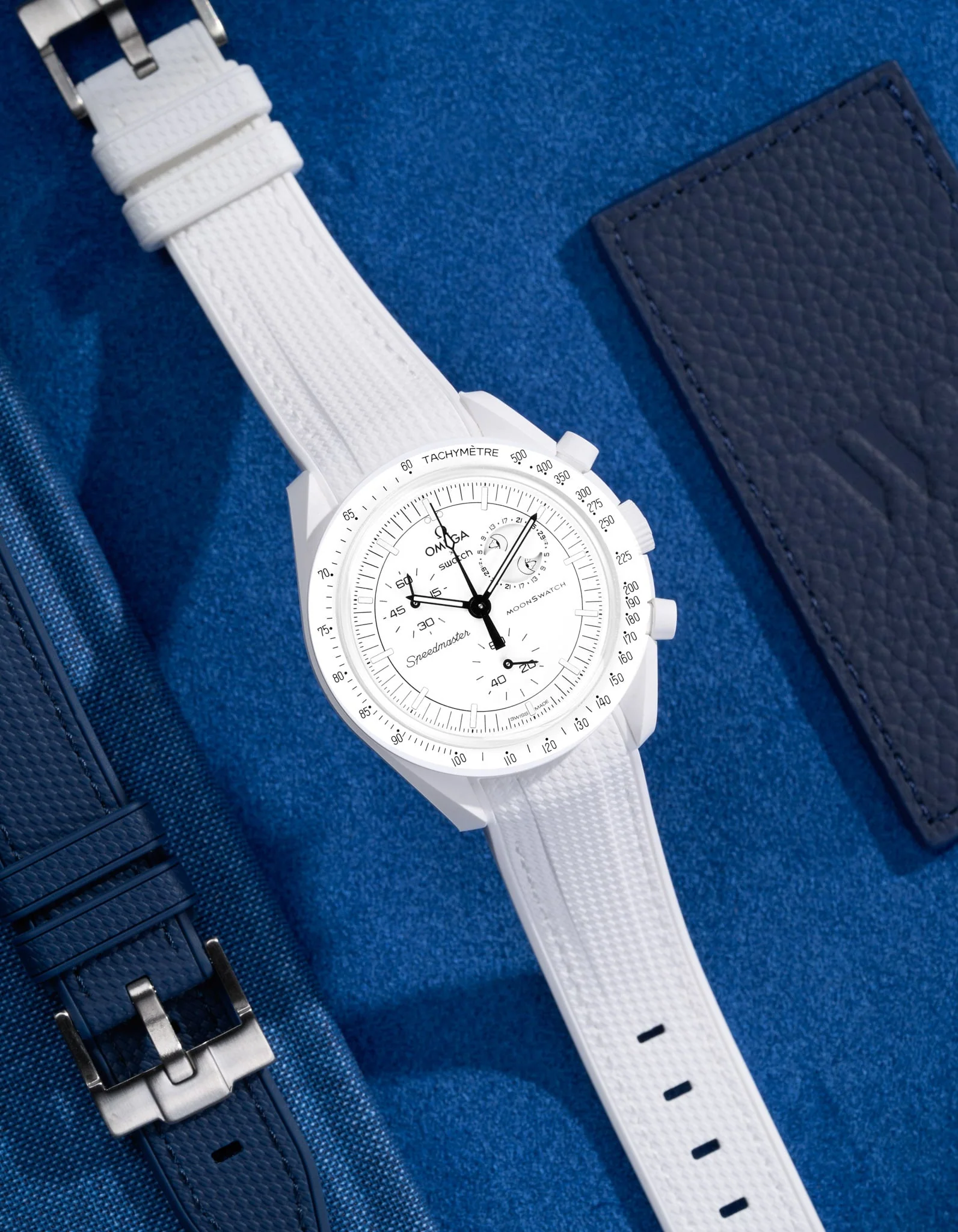 Curved Vertech Rubber Strap - White - Image 9