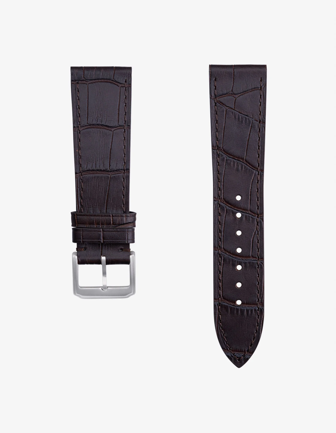 Embossed Alligator Leather Strap 18mm-21mm - Image 5