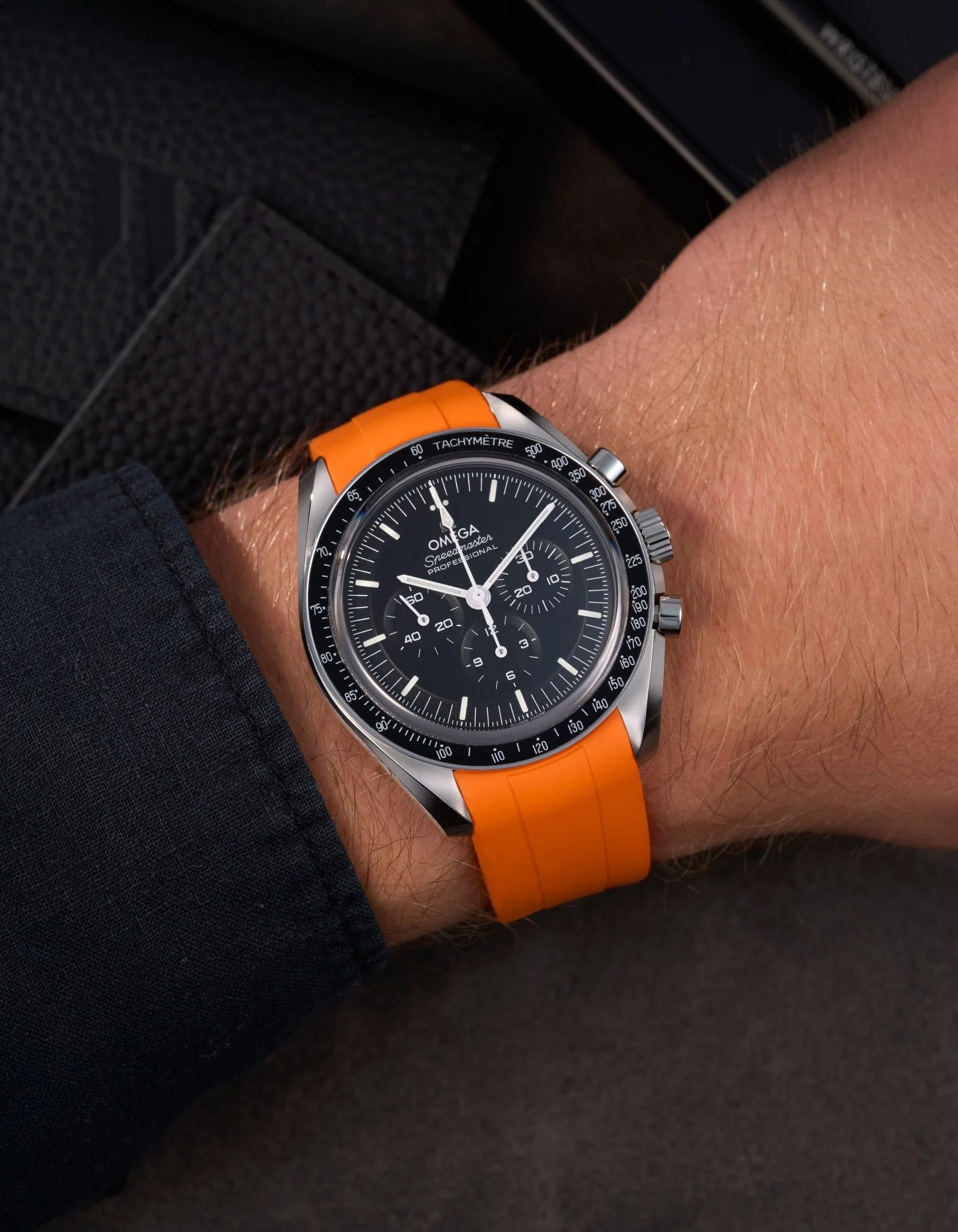 FKM Rubber Strap - 20mm Orange - Image 4