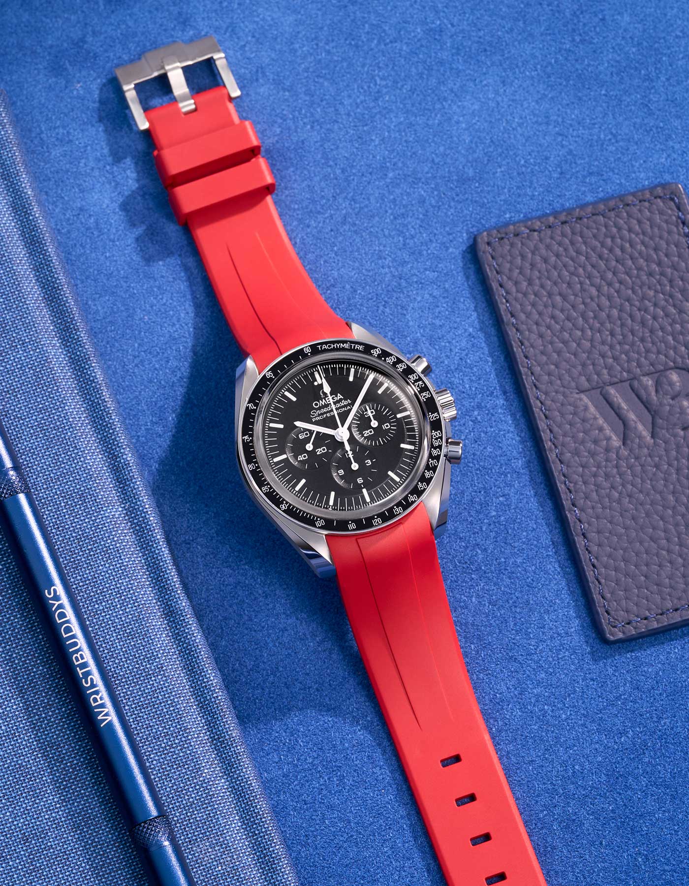 FKM Rubber Strap - 20mm Red - Image 7