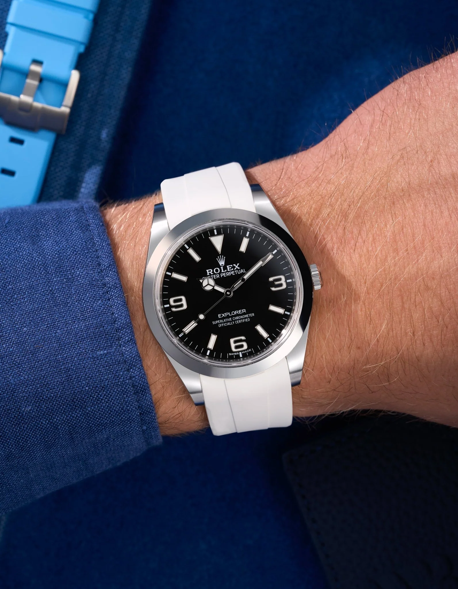 FKM Rubber Strap - 20mm White - Image 3