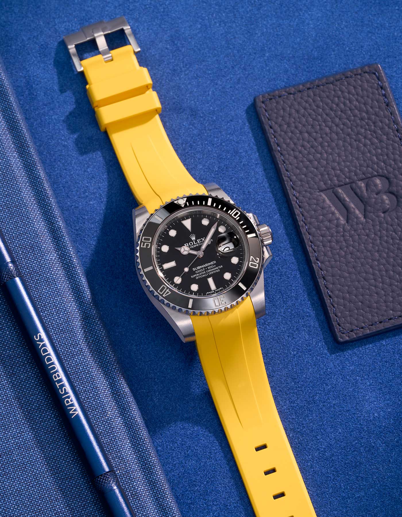 FKM Rubber Strap - 20mm Yellow - Image 4