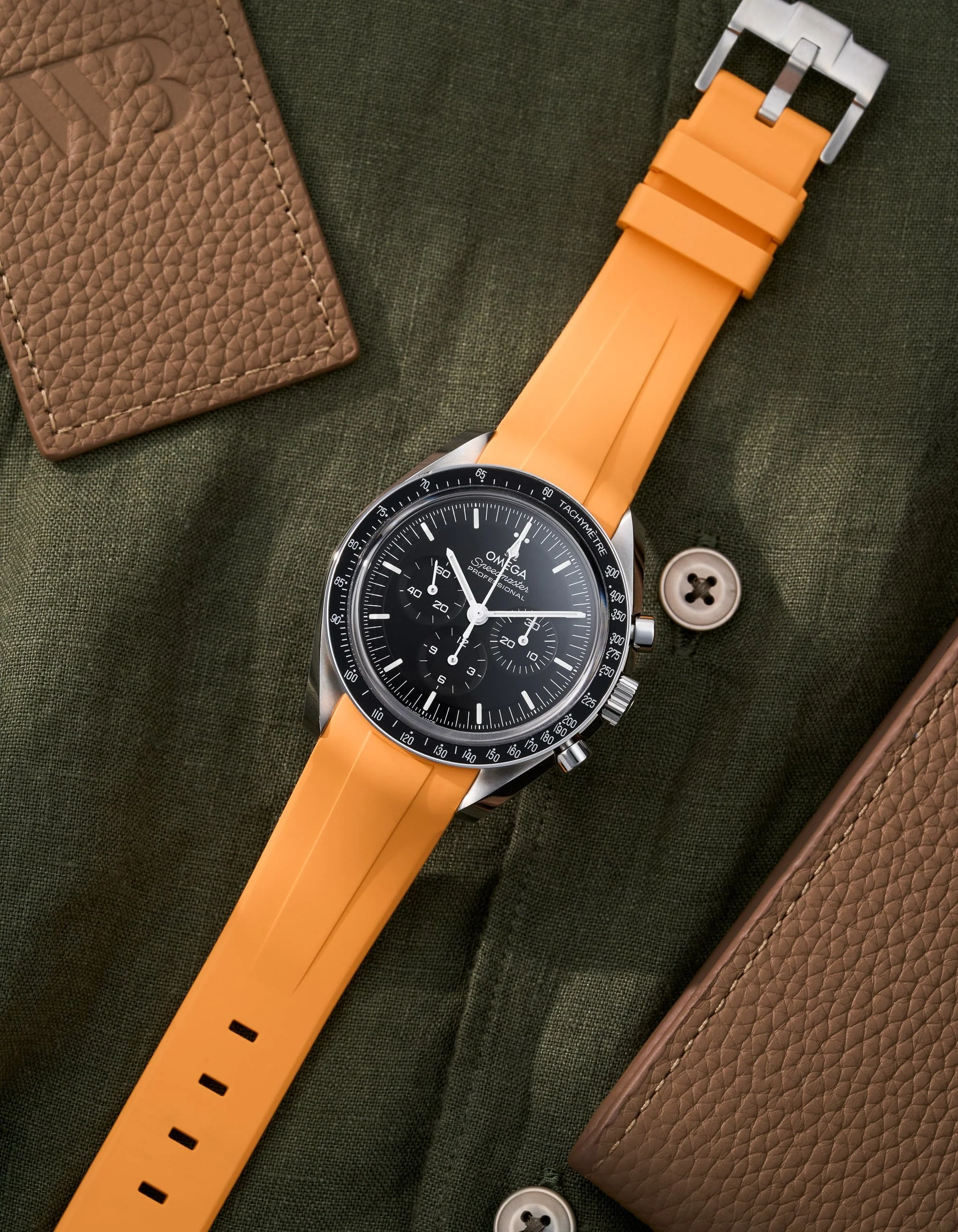 FKM Rubber Strap for Omega Speedmaster - Image 41