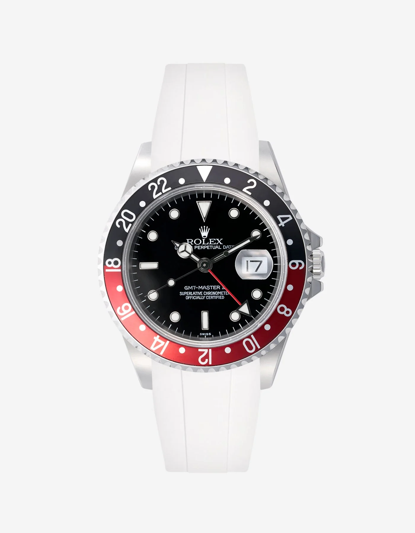 FKM Rubber Strap for Rolex GMT Master II 16710 Coke - Image 10