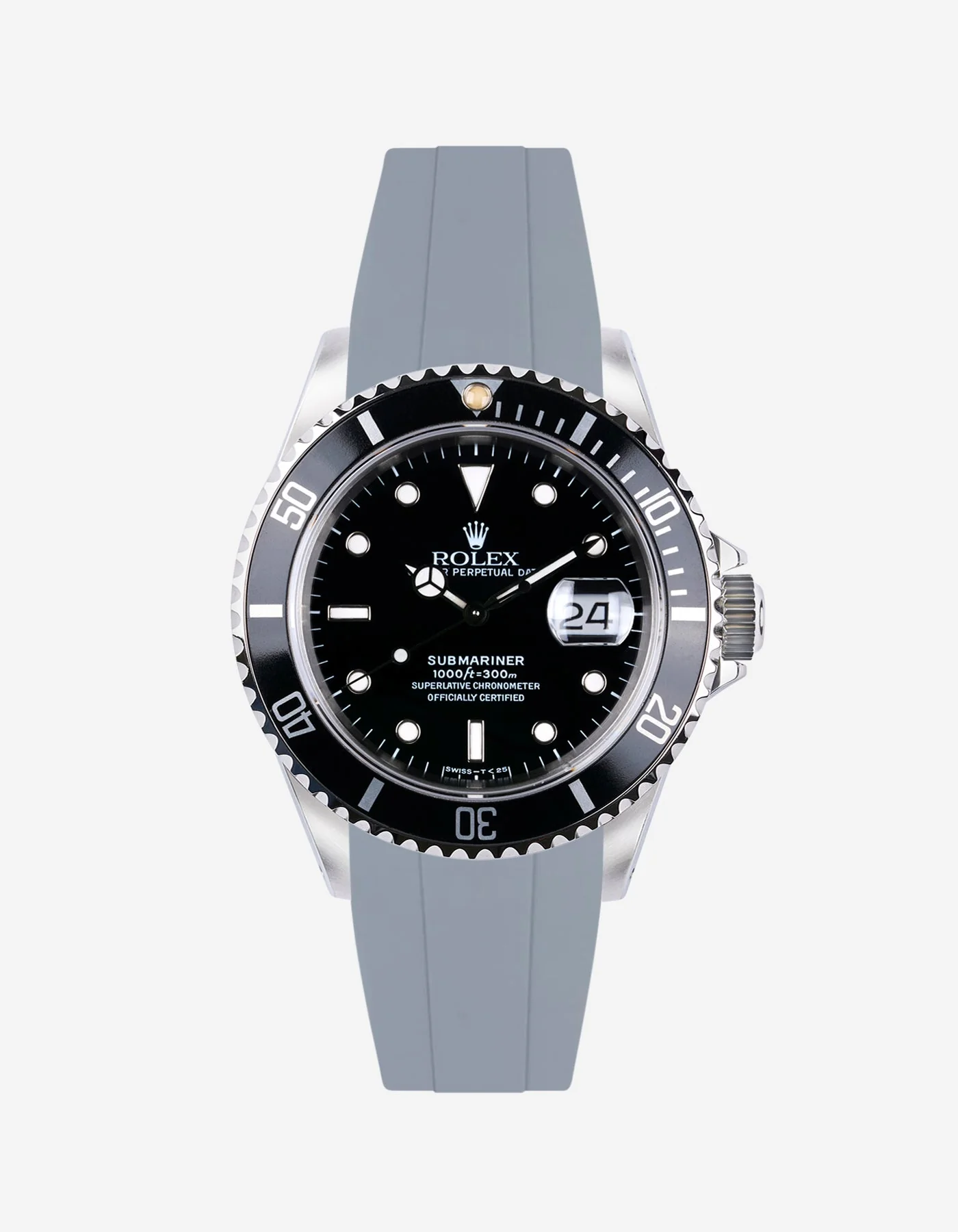 FKM Rubber Strap for Rolex Submariner 16610 - Image 14