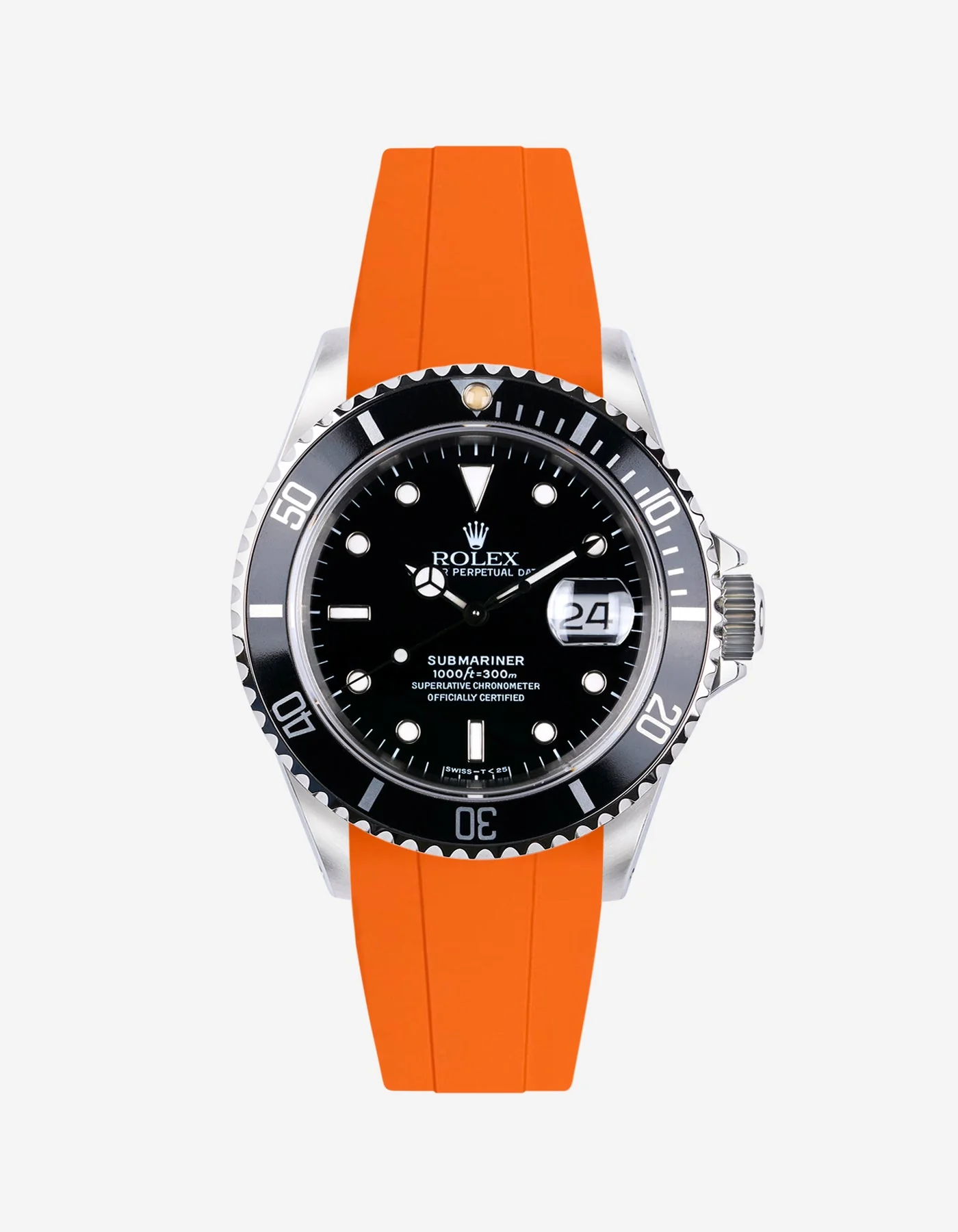 FKM Rubber Strap for Rolex Submariner 16610 - Image 21