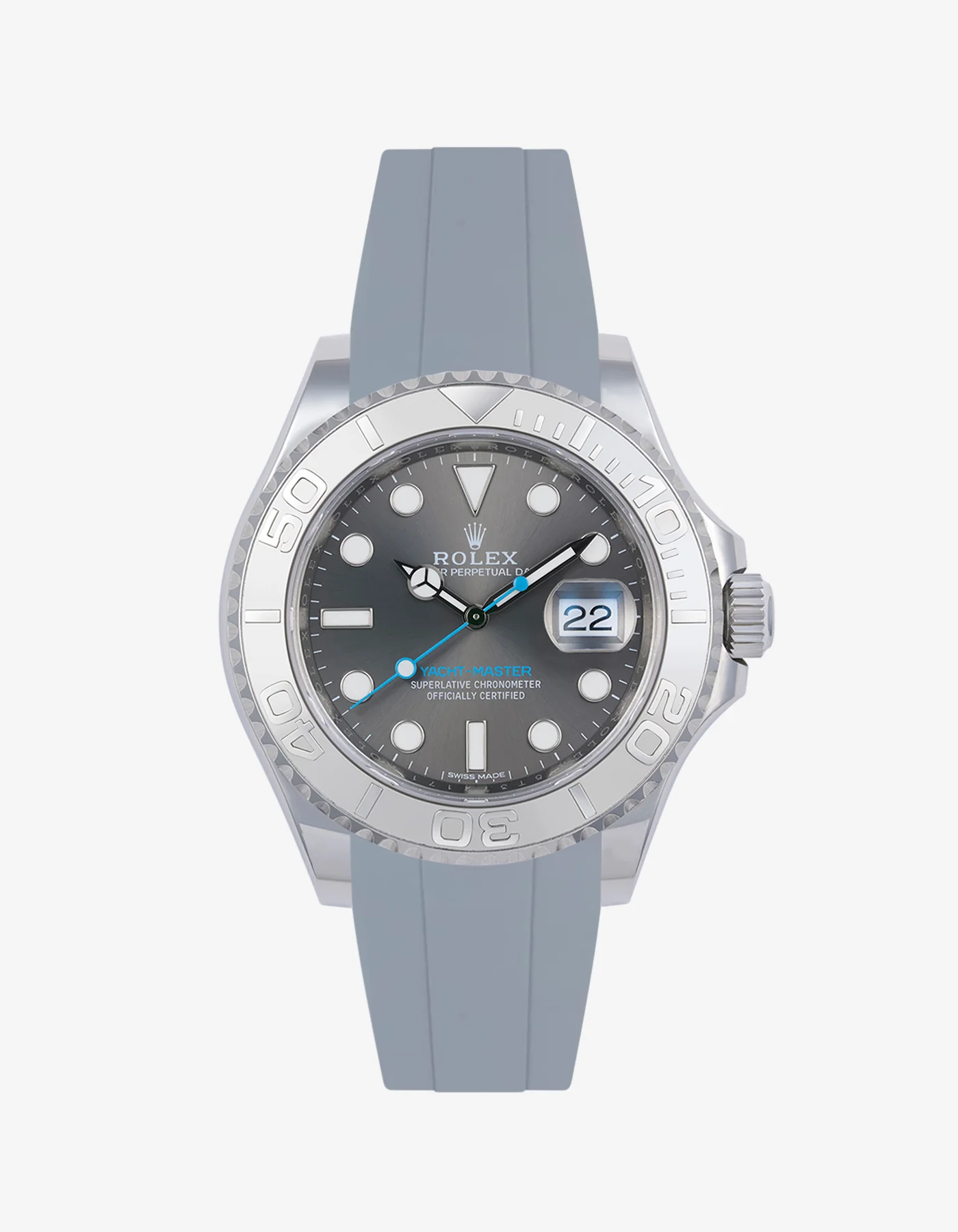 FKM Rubber Strap for Rolex Yacht-Master 116622 & 126622 - Image 10