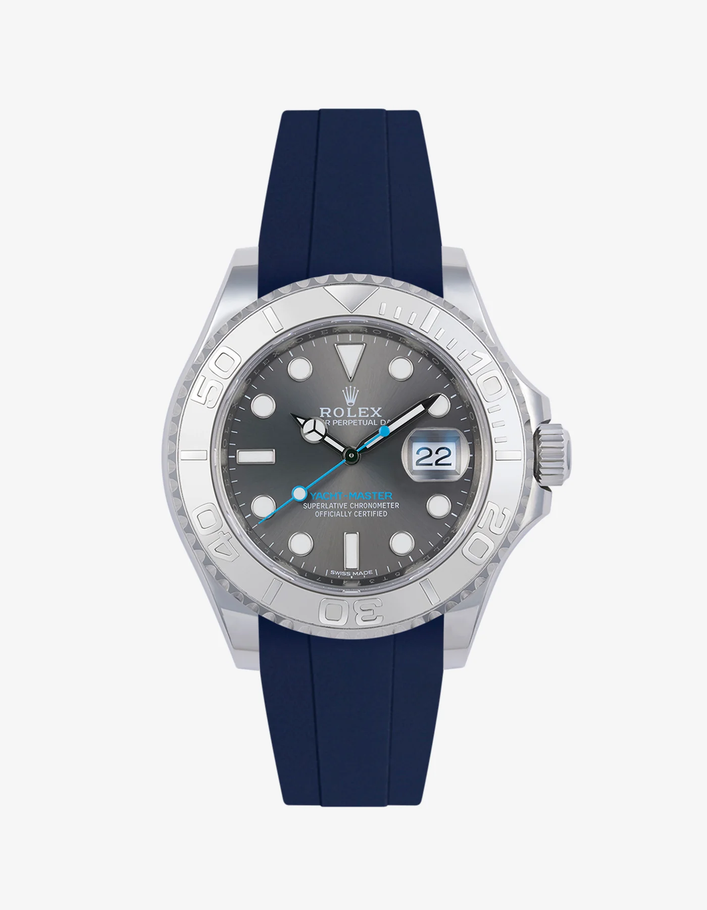 FKM Rubber Strap for Rolex Yacht-Master 116622 & 126622 - Image 18