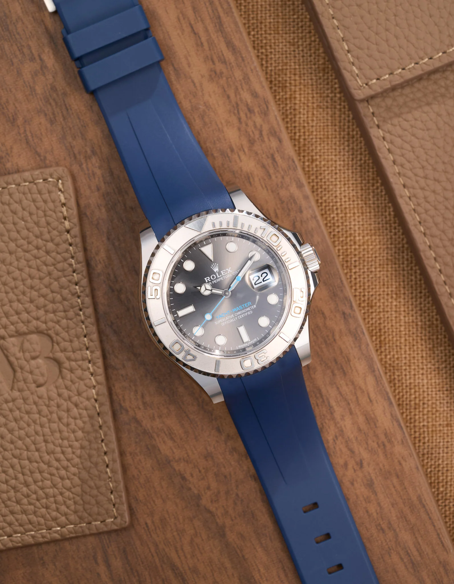 FKM Rubber Strap for Rolex Yacht-Master 116622 & 126622 - Image 20