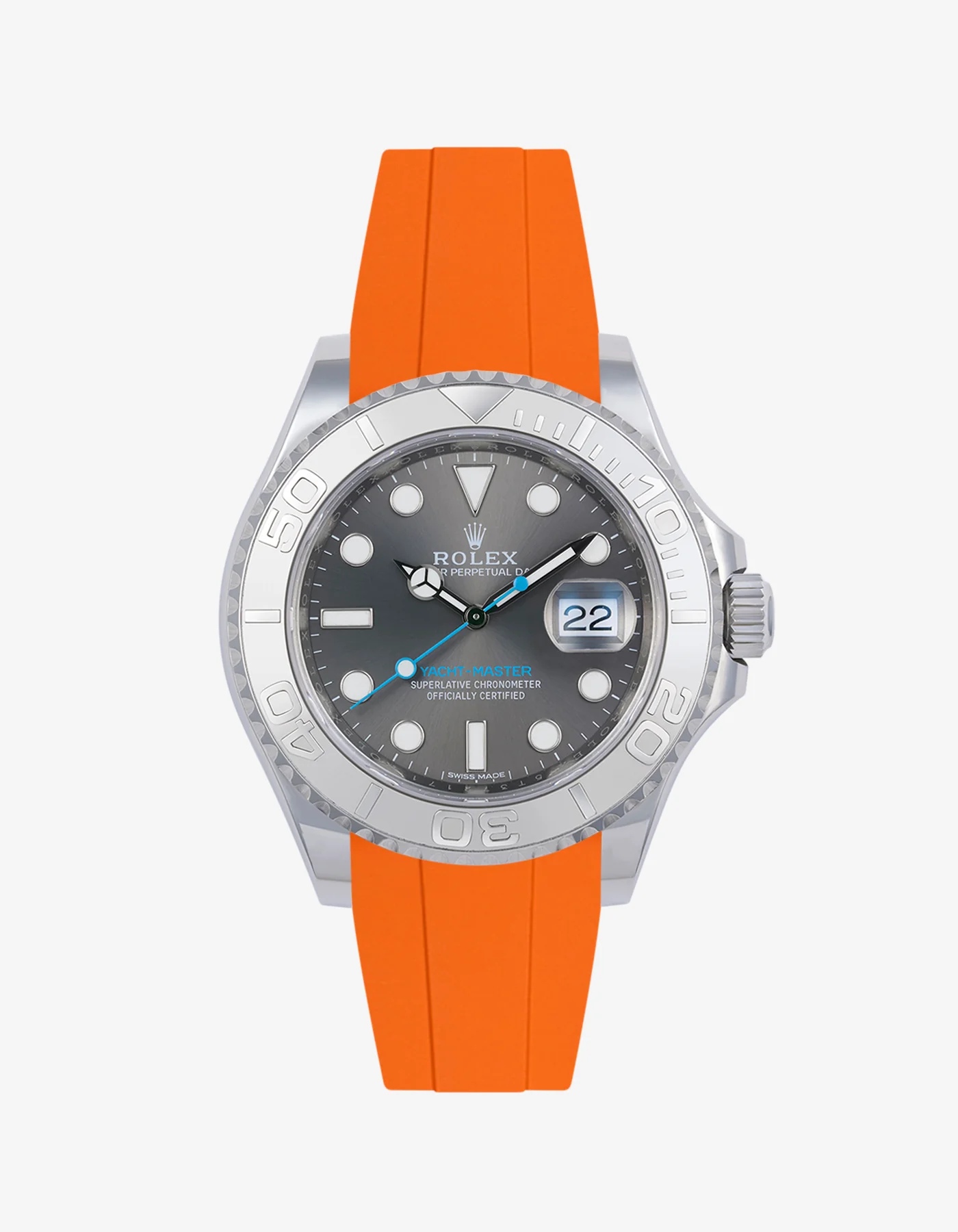 FKM Rubber Strap for Rolex Yacht-Master 116622 & 126622 - Image 22