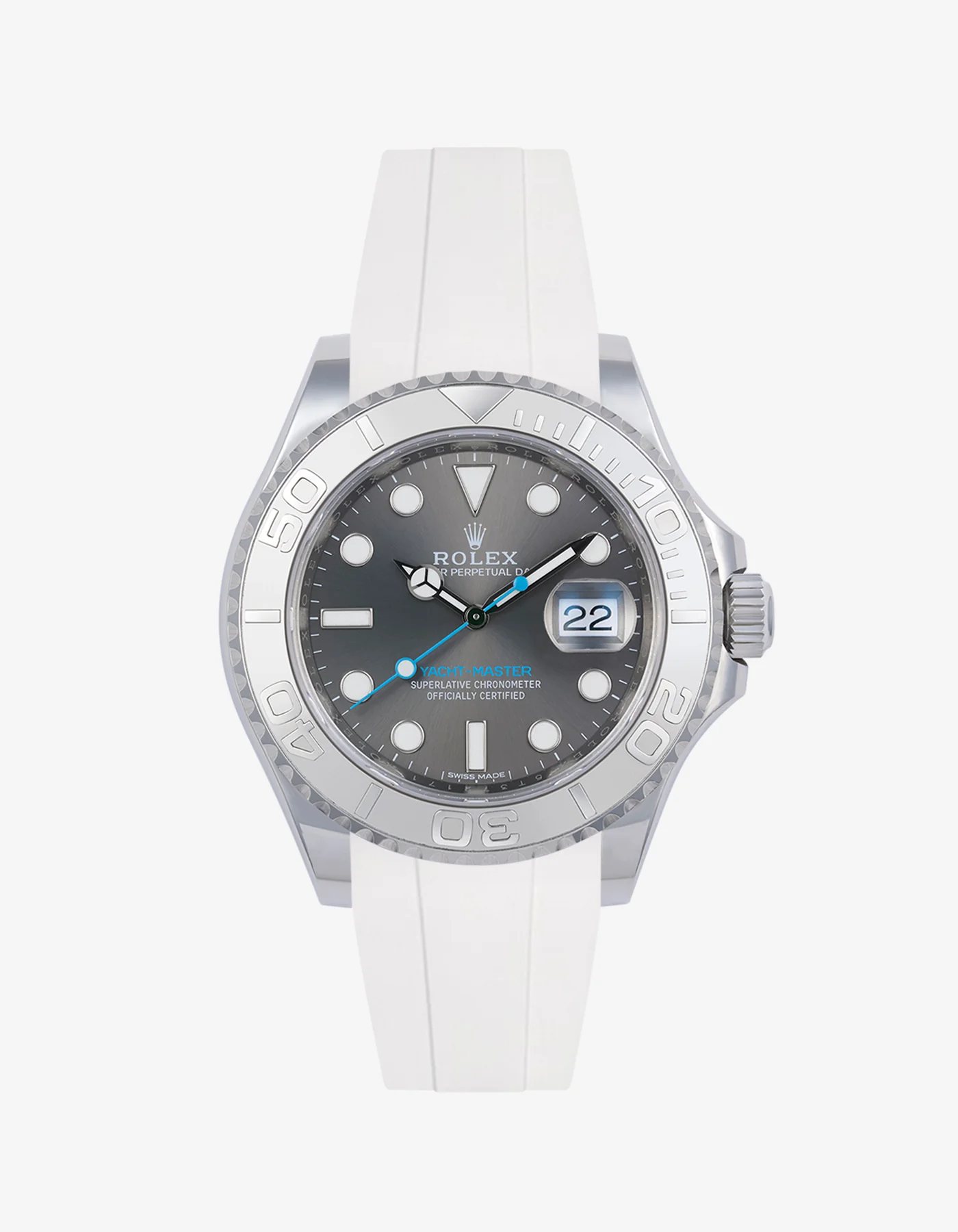 FKM Rubber Strap for Rolex Yacht-Master 116622 & 126622 - Image 6