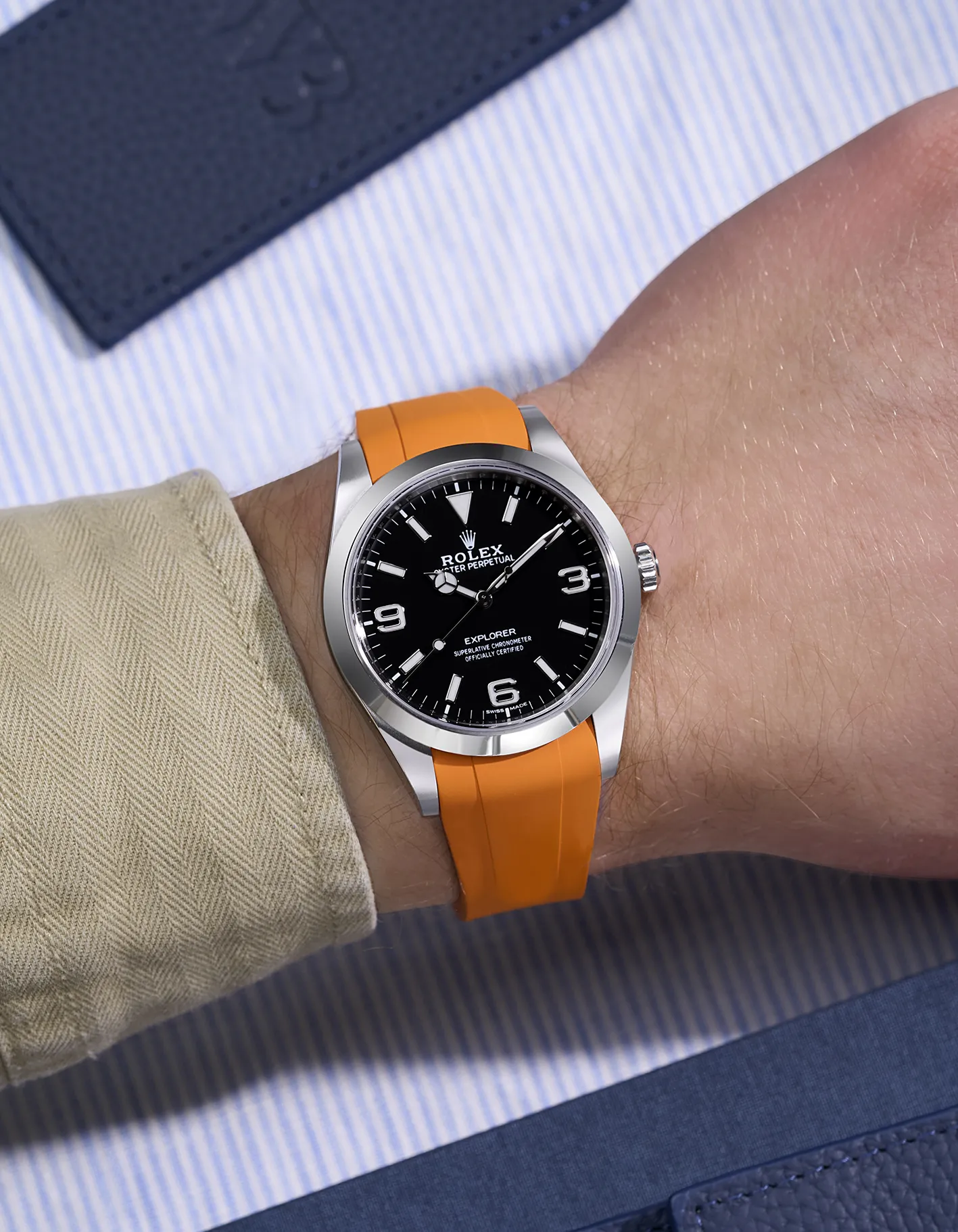 FKM Rubber Strap Integrated for Original Clasp – Explorer 214270 - Image 9