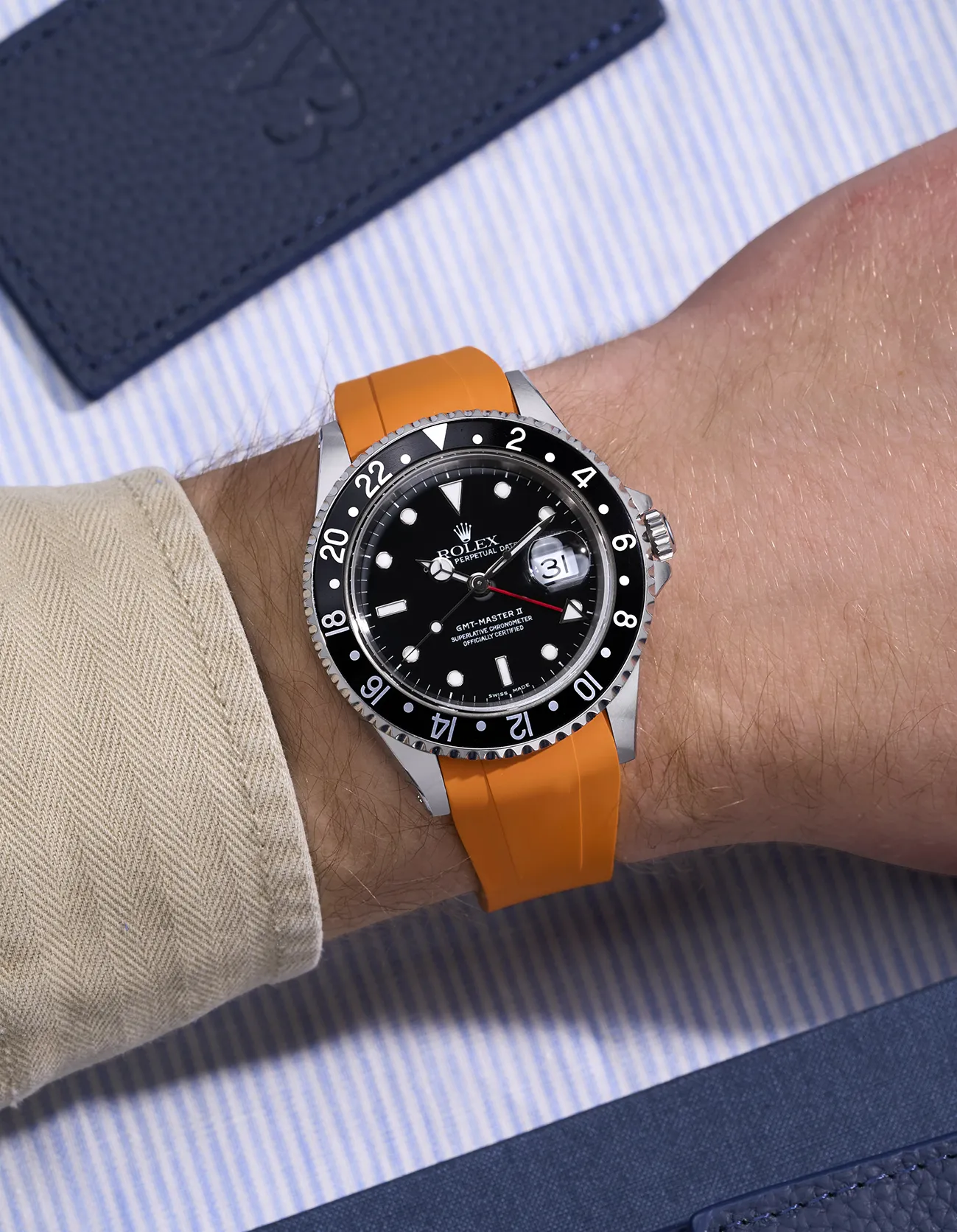 FKM Rubber Strap Integrated for Original Clasp – GMT 16710/16713 - Image 13