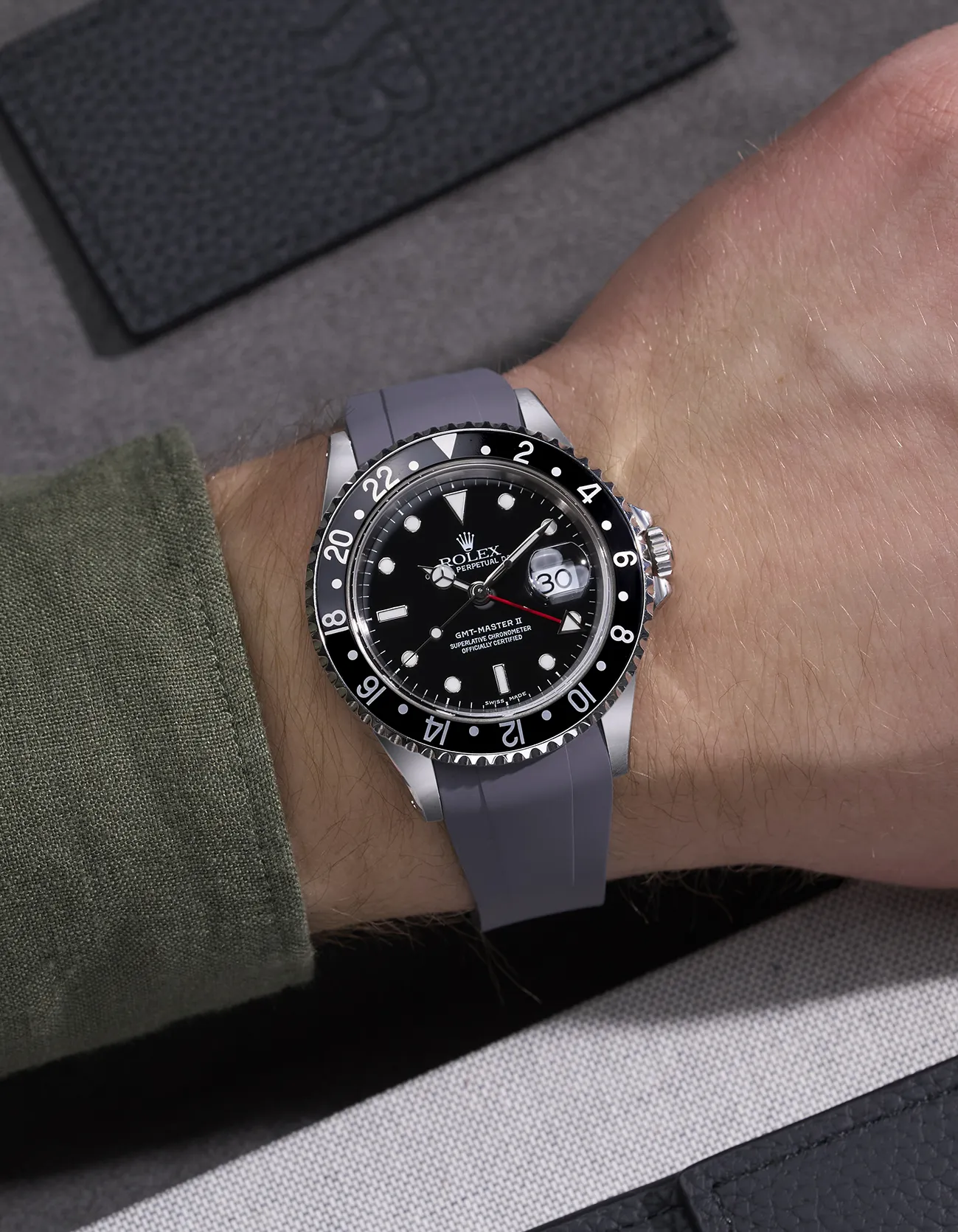 FKM Rubber Strap Integrated for Original Clasp – GMT 16710/16713 - Image 16