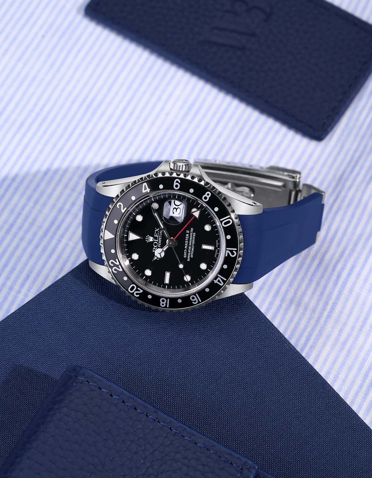 FKM Rubber Strap Integrated for Original Clasp – GMT 16710/16713 - Image 4