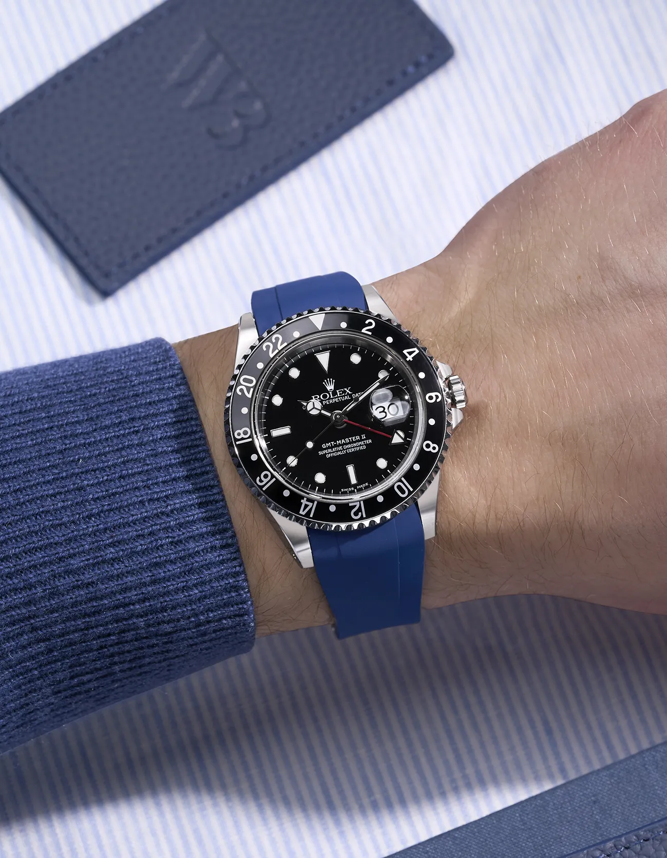 FKM Rubber Strap Integrated for Original Clasp – GMT 16710/16713 - Image 5