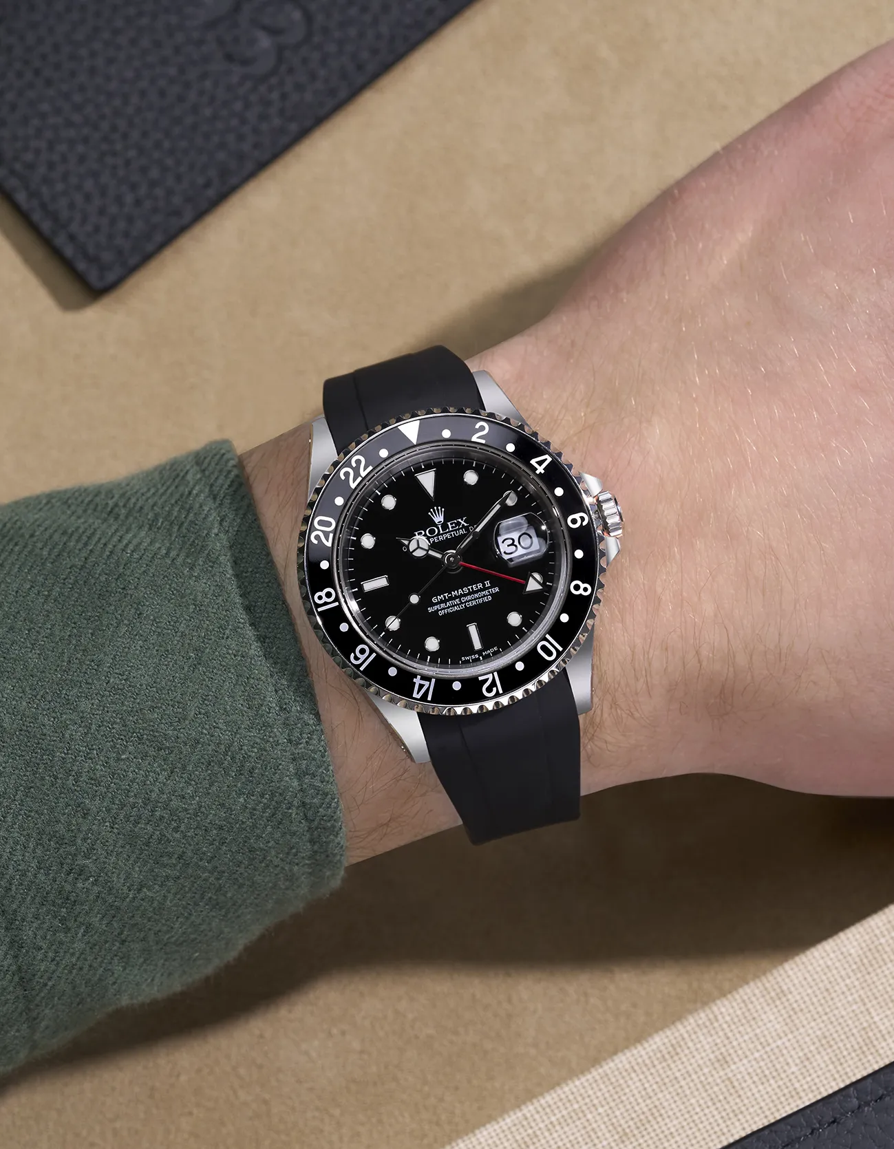 FKM Rubber Strap Integrated for Original Clasp – GMT 16710/16713 - Image 8