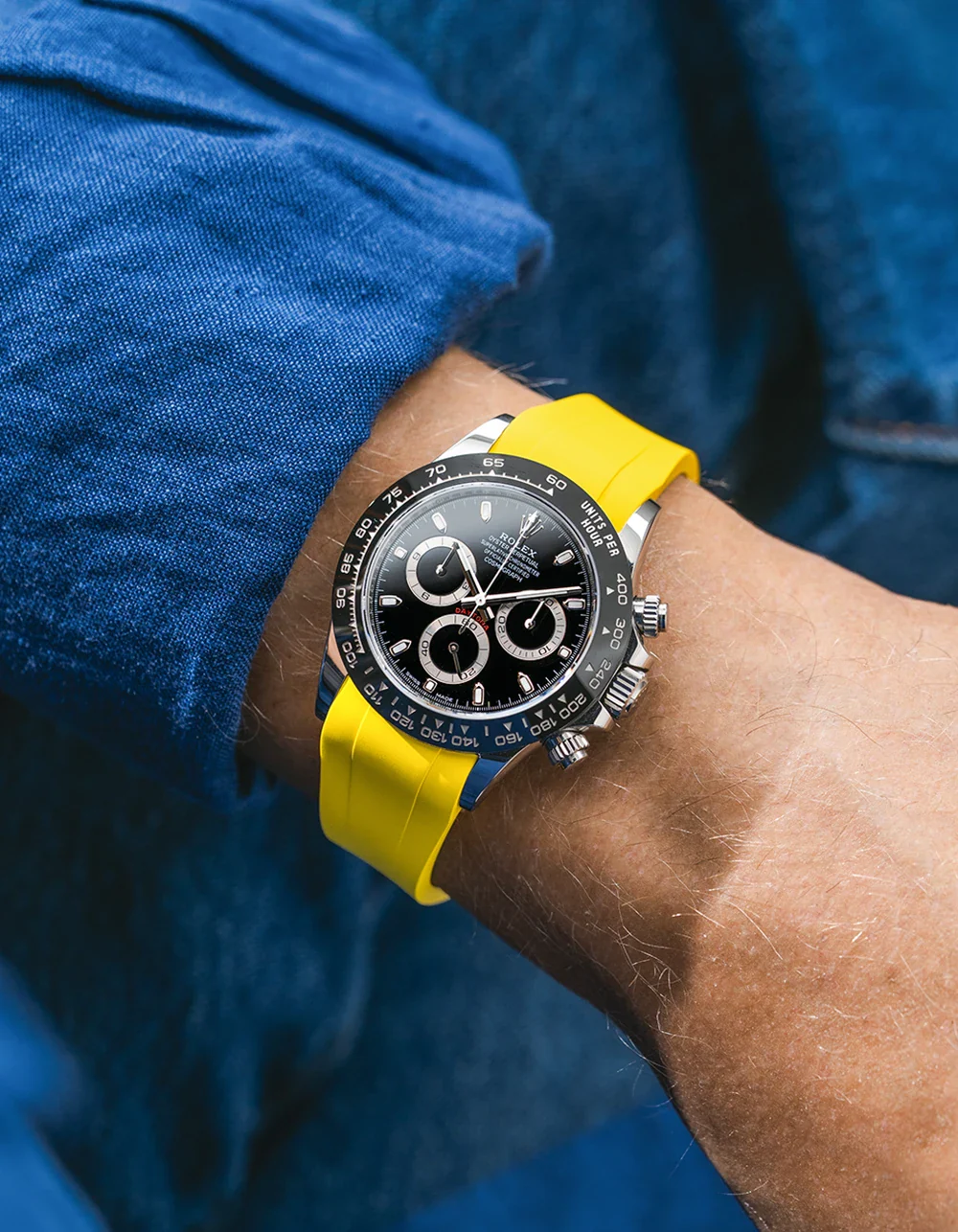 FKM Rubber Strap Integrated for Original Clasp - Rolex Daytona 116500 - Image 16