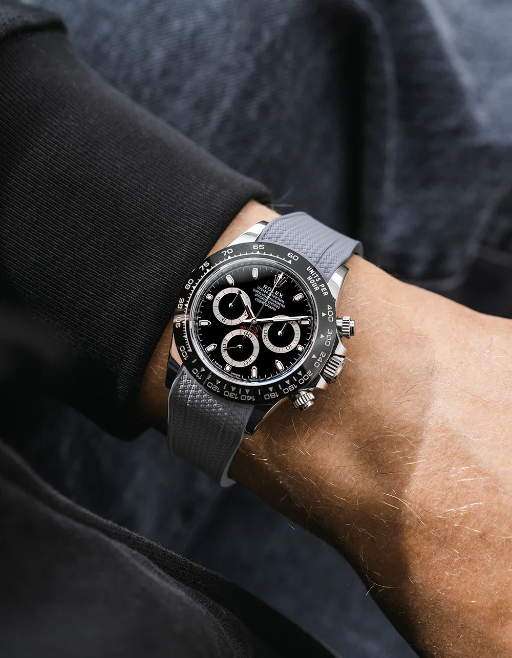 FKM Rubber Strap Integrated for Original Clasp - Rolex Daytona 116500 - Image 24