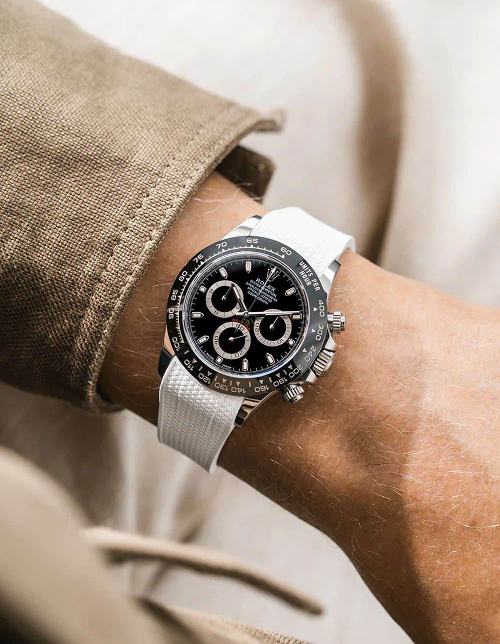 FKM Rubber Strap Integrated for Original Clasp - Rolex Daytona 116500 - Image 26