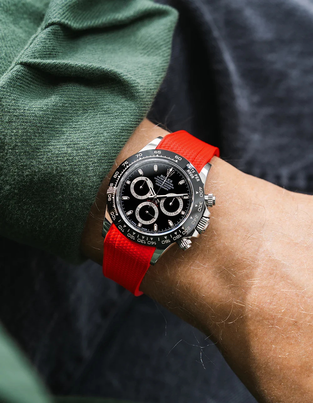 FKM Rubber Strap Integrated for Original Clasp - Rolex Daytona 116500 - Image 30