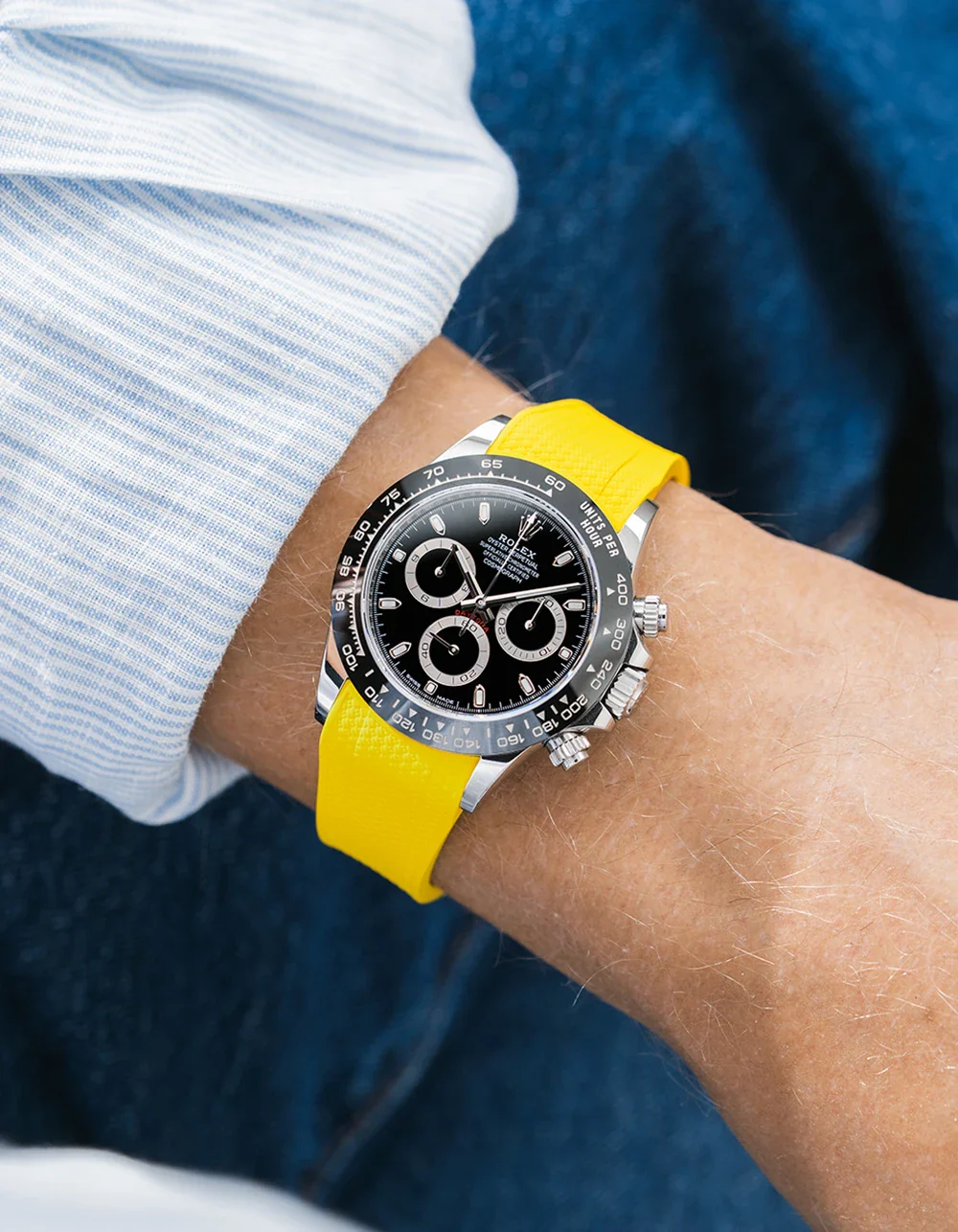 FKM Rubber Strap Integrated for Original Clasp - Rolex Daytona 116500 - Image 32