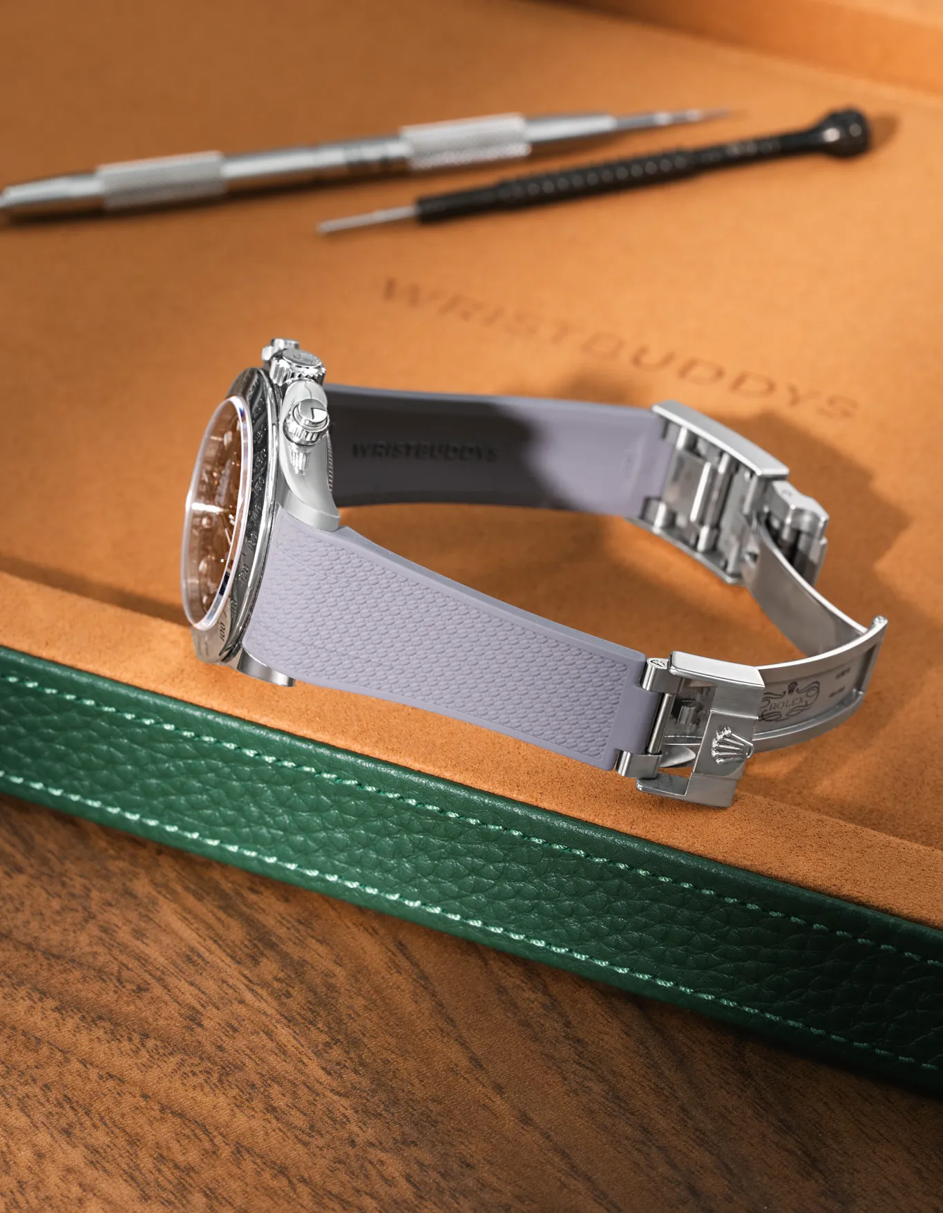 FKM Rubber Strap Integrated for Original Clasp - Rolex Daytona 116520 - Image 30