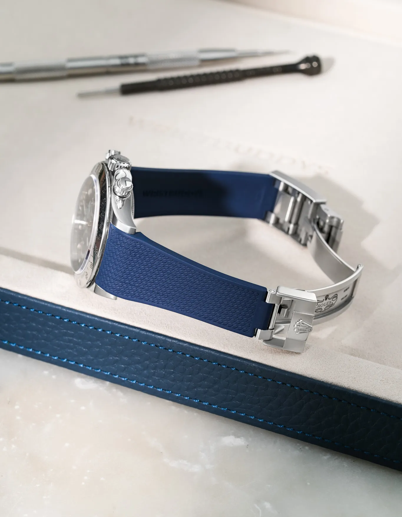 FKM Rubber Strap Integrated for Original Clasp - Rolex Daytona 116520 - Image 33