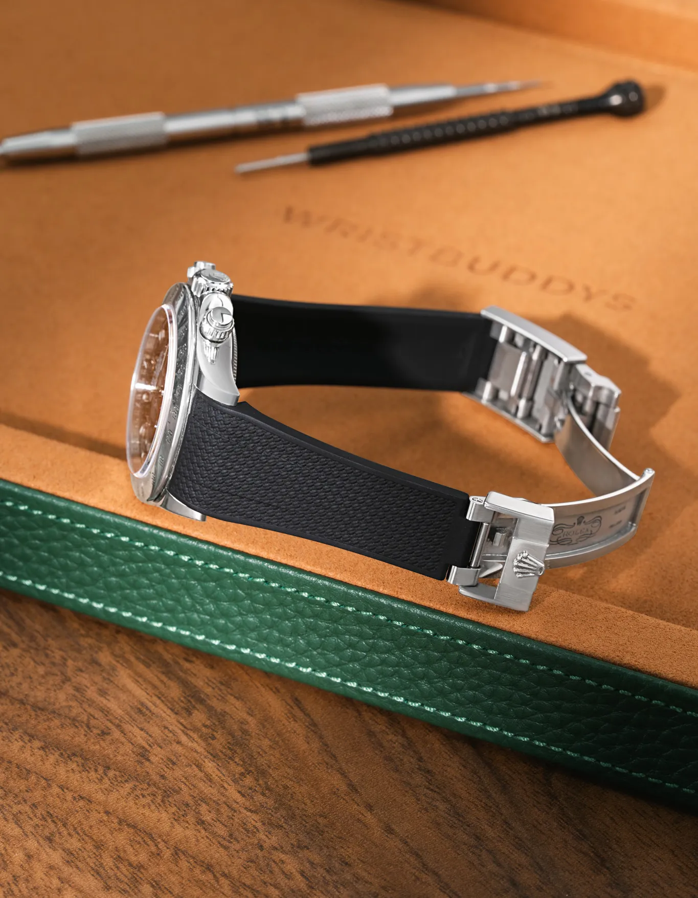 FKM Rubber Strap Integrated for Original Clasp - Rolex Daytona 116520 - Image 38