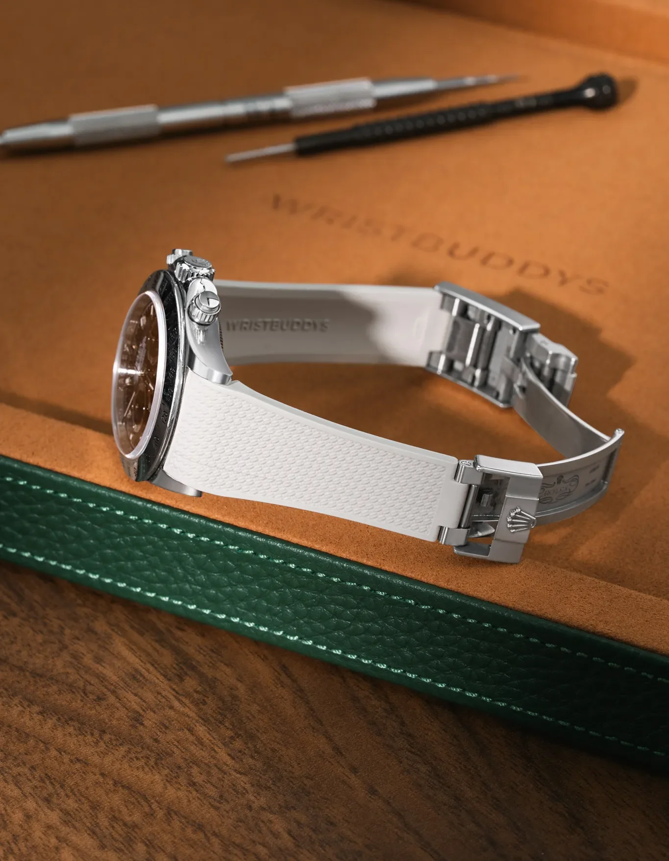 FKM Rubber Strap Integrated for Original Clasp - Rolex Daytona 116520 - Image 41