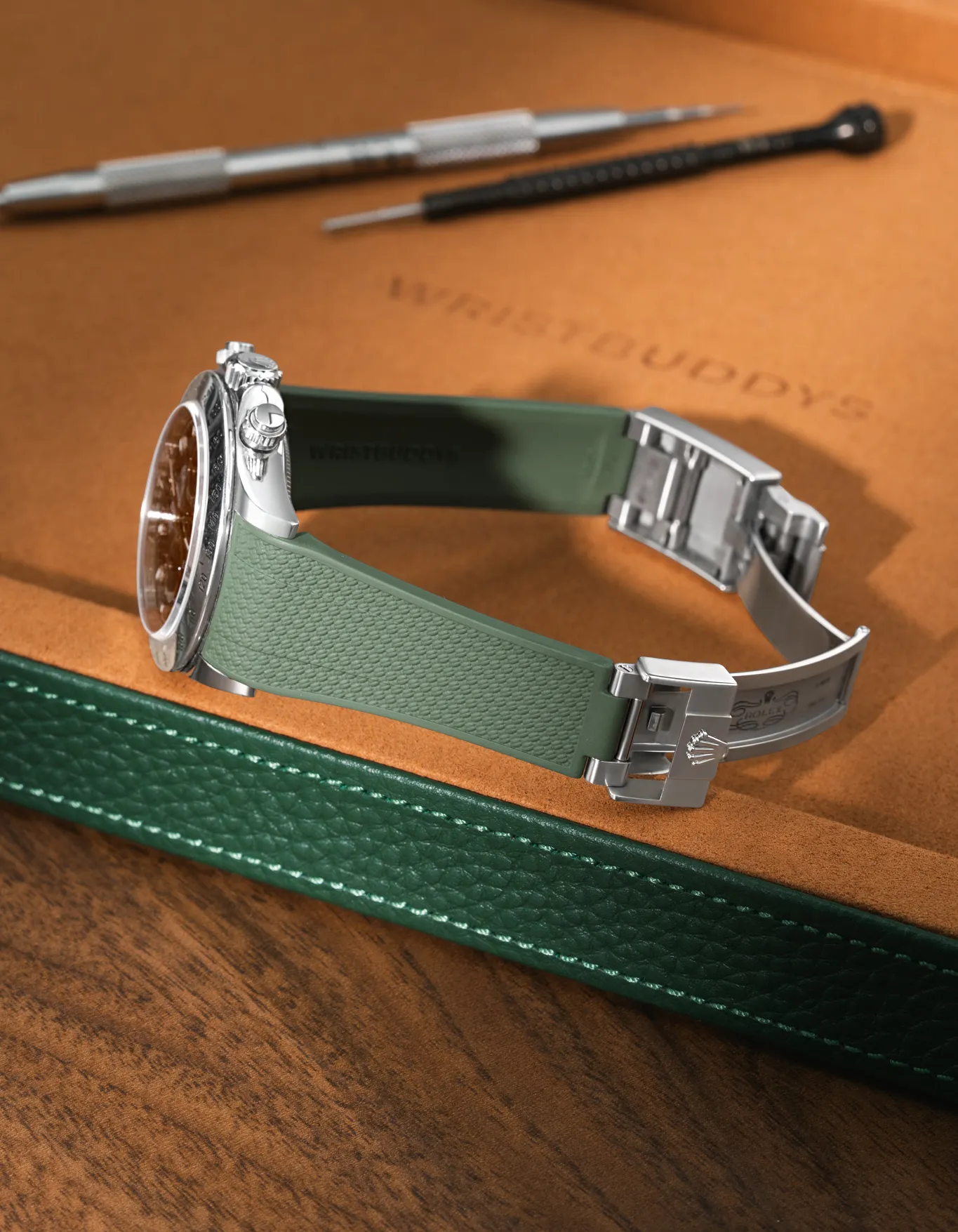 FKM Rubber Strap Integrated for Original Clasp - Rolex Daytona 116520 - Image 44