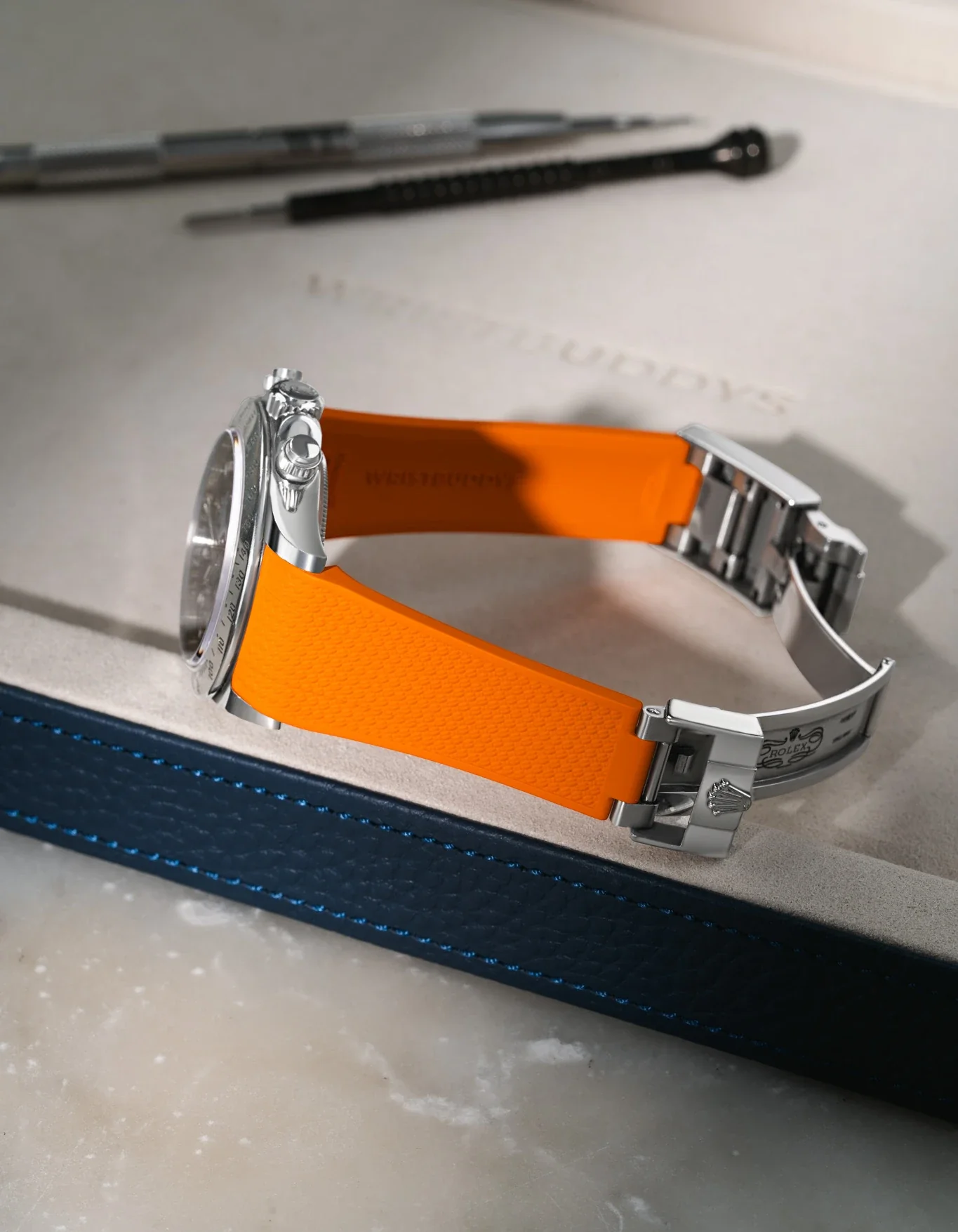 FKM Rubber Strap Integrated for Original Clasp - Rolex Daytona 116520 - Image 46