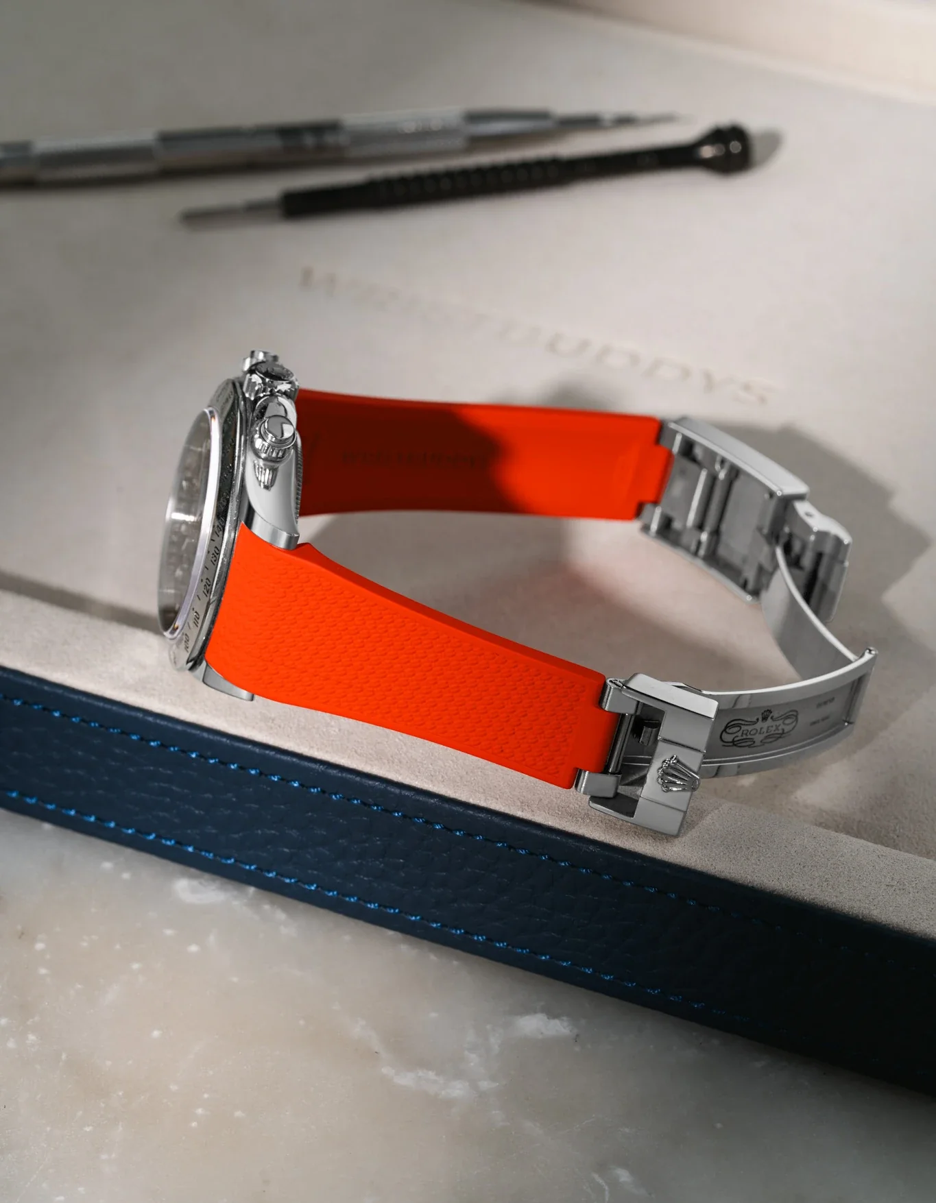 FKM Rubber Strap Integrated for Original Clasp - Rolex Daytona 116520 - Image 49