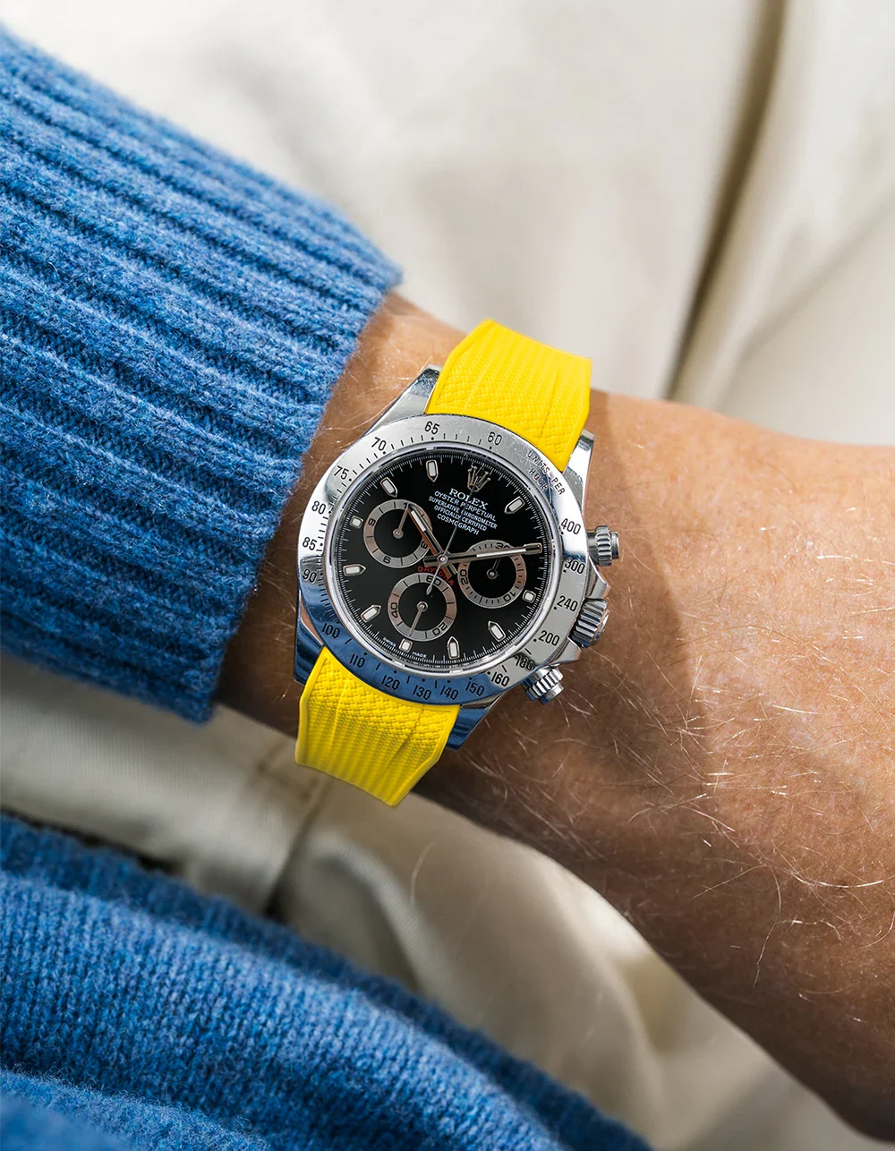 FKM Rubber Strap Integrated for Original Clasp - Rolex Daytona 16520 - Image 22