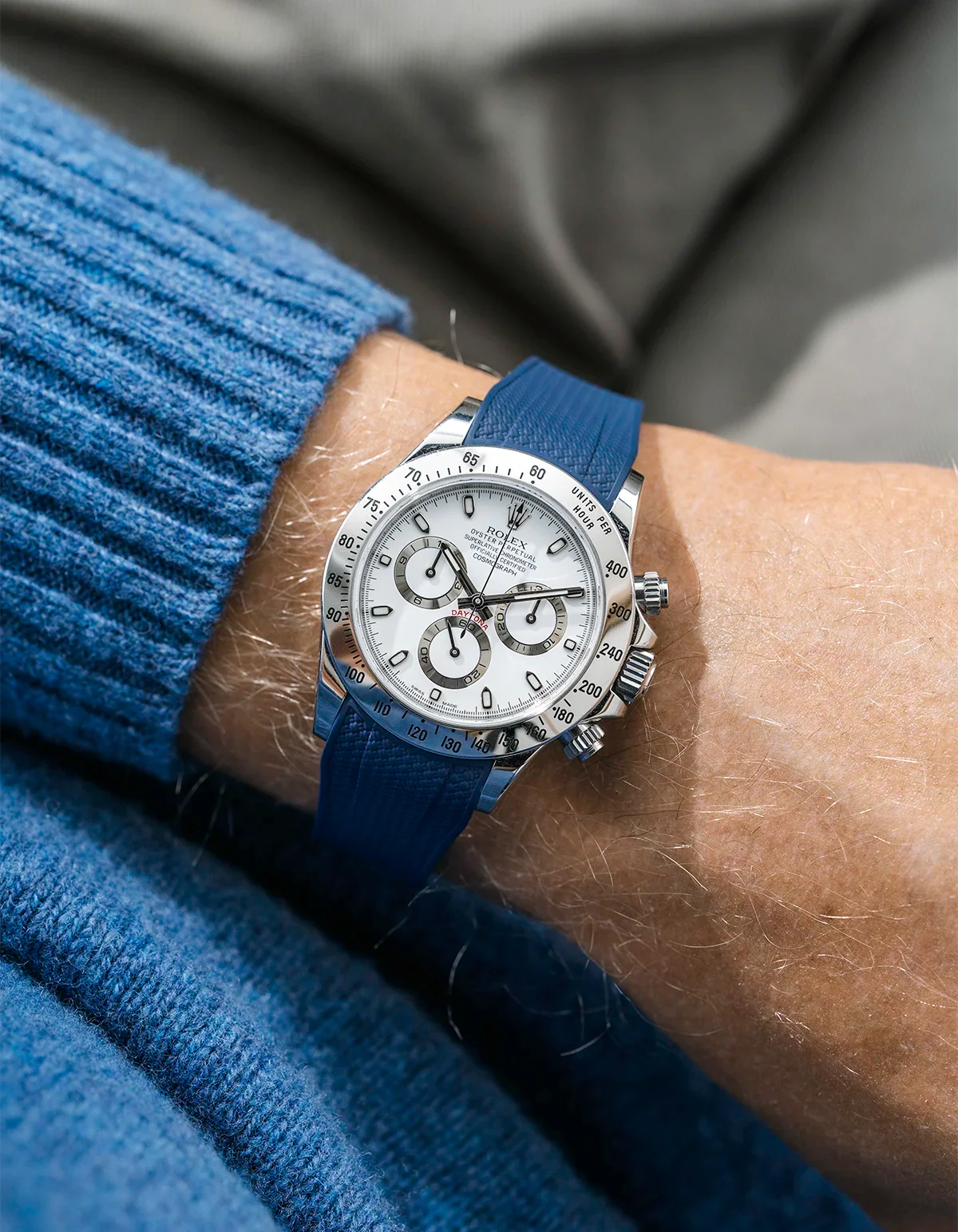 FKM Rubber Strap Integrated for Original Clasp - Rolex Daytona 16520 - Image 30