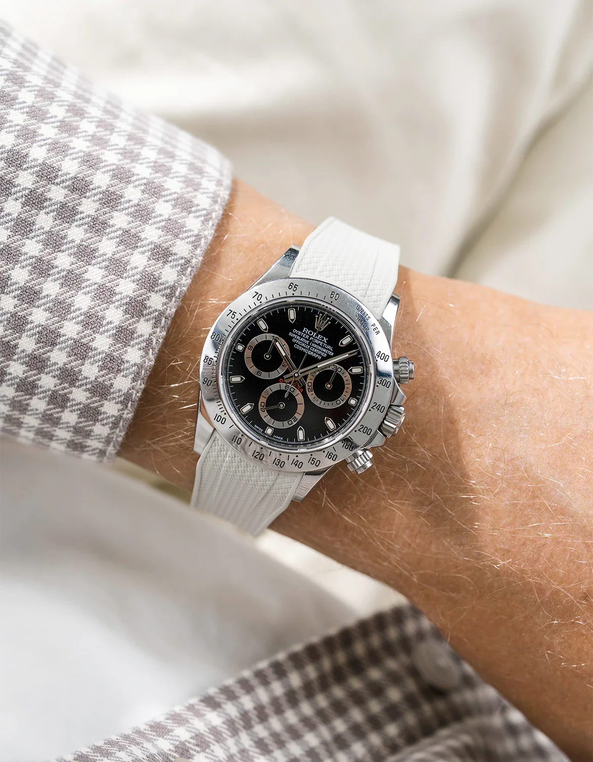 FKM Rubber Strap Integrated for Original Clasp - Rolex Daytona 16520 - Image 35