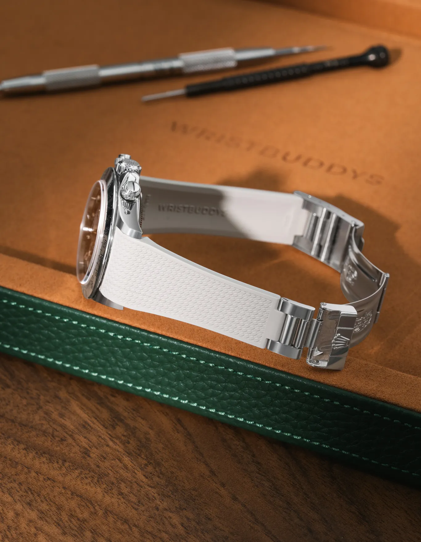 FKM Rubber Strap Integrated for Original Clasp - Rolex Daytona 16520 - Image 36