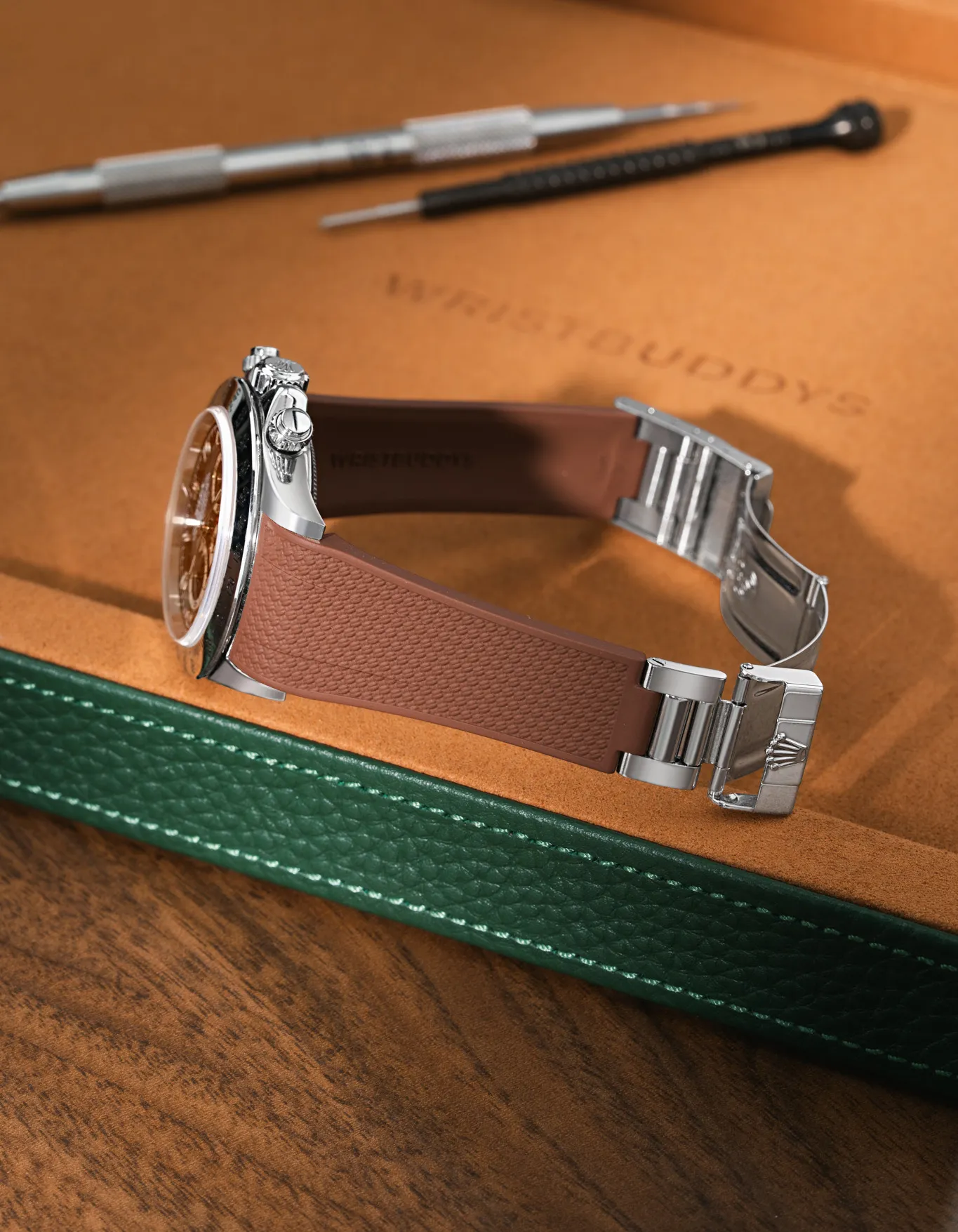 FKM Rubber Strap Integrated for Original Clasp - Rolex Daytona 16520 - Image 41